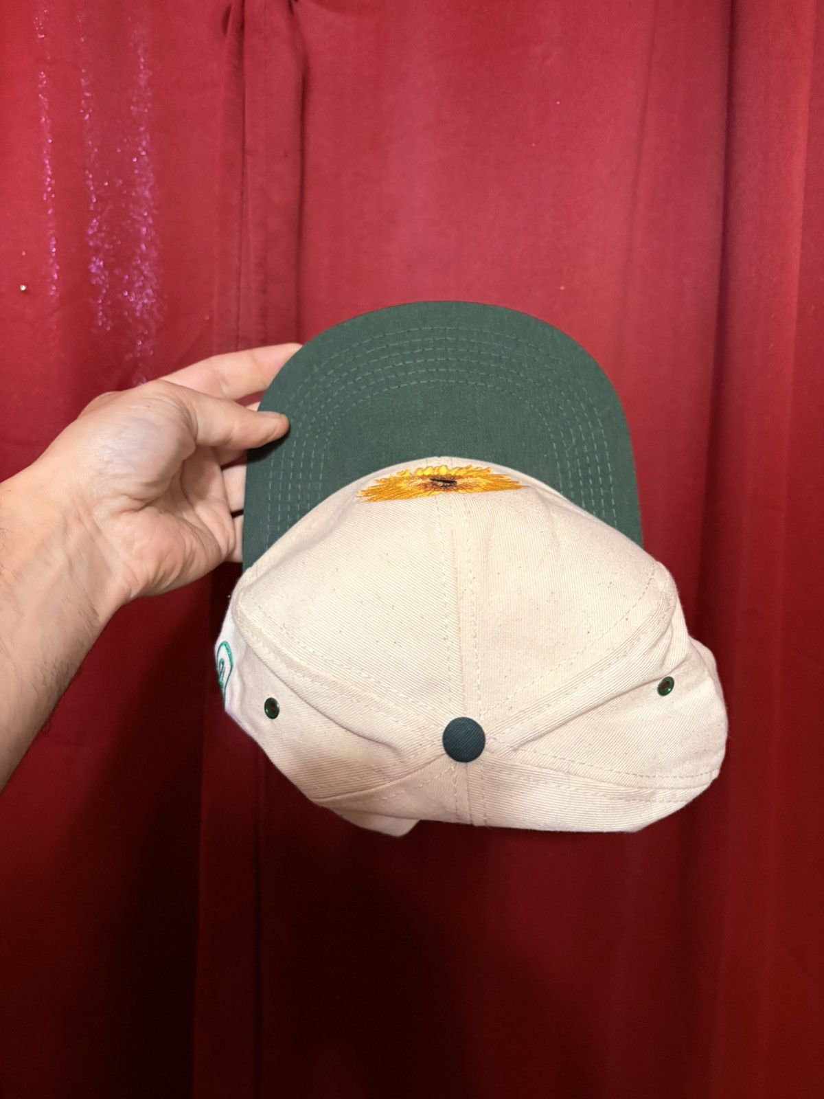 Vintage Vintage Pioneer Hat 90s Sunflower Money Sign Farm Wear Grail Size ONE SIZE - 5 Thumbnail
