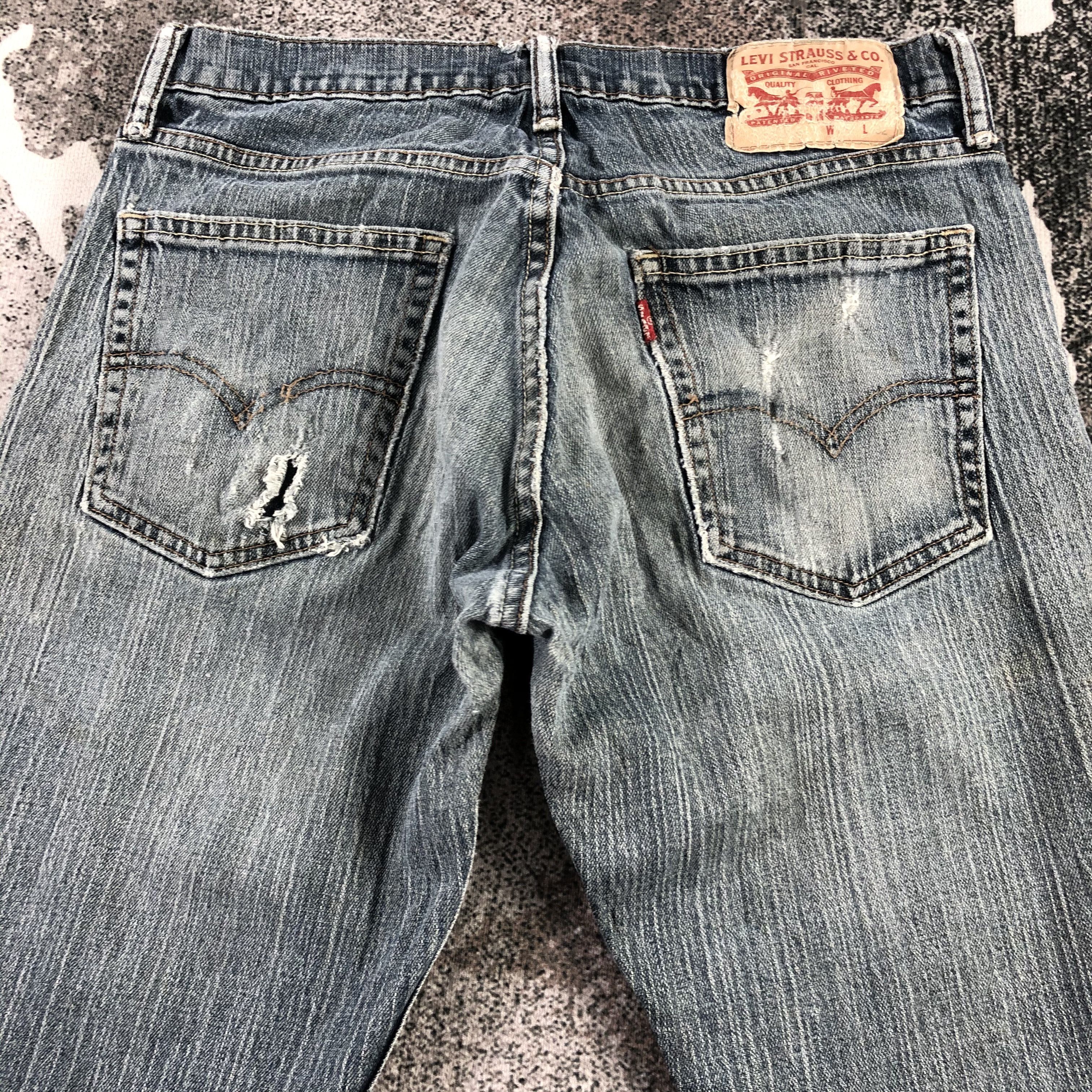 Levi's Vintage Levi's 514 Jeans Faded Blue Denim KJ1422 Size US 31 - 4 Thumbnail
