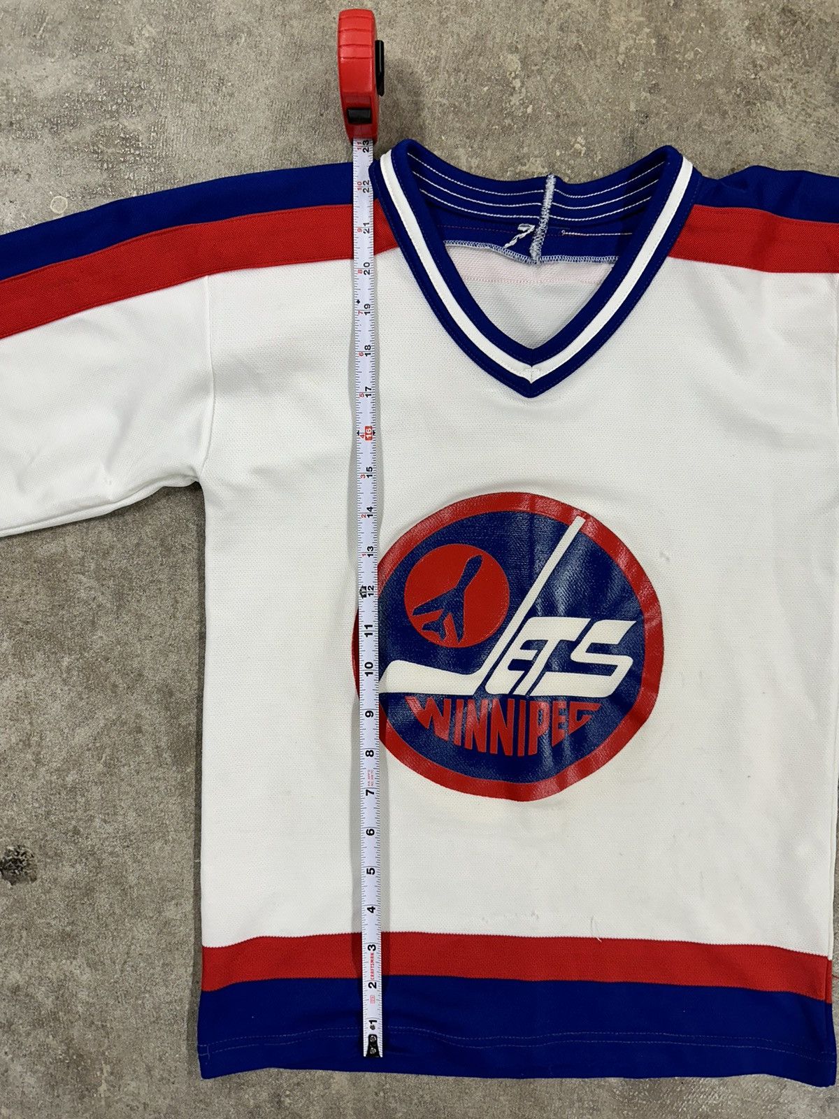 Ccm Vintage 80s CCM Winnipeg Jets NHL Hockey Jersey YOUTH Size XS / US 0-2 / IT 36-38 - 20 Thumbnail