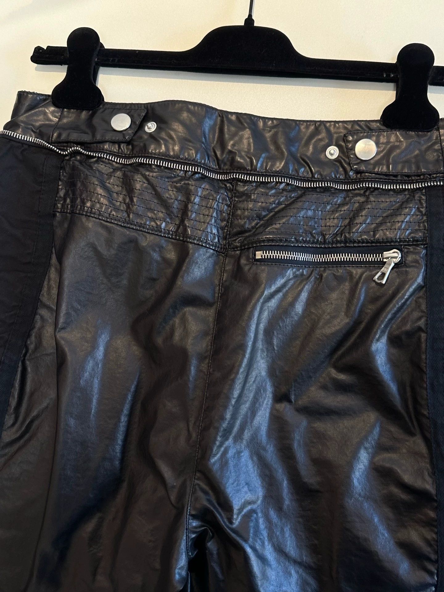 Dries Van Noten Dries Van Noten Dries van noten Motorcycle leather pants-2 Size US 36 / EU 52 - 6 Thumbnail