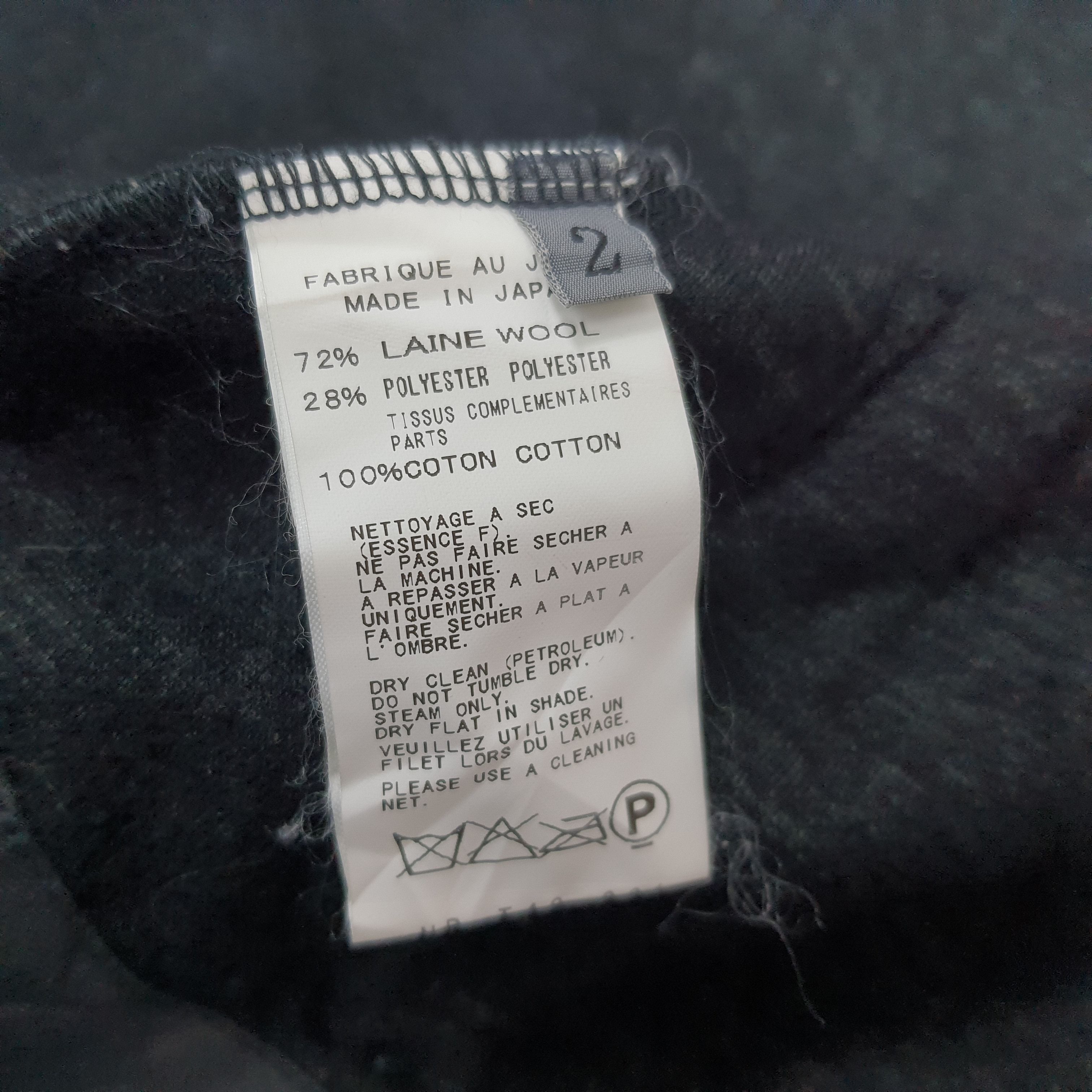 Yohji Yamamoto Archival Yohji Yamamoto +NOIR Wool Blend Avant-Garde Jacket Size US S / EU 44-46 / 1 - 8 Thumbnail
