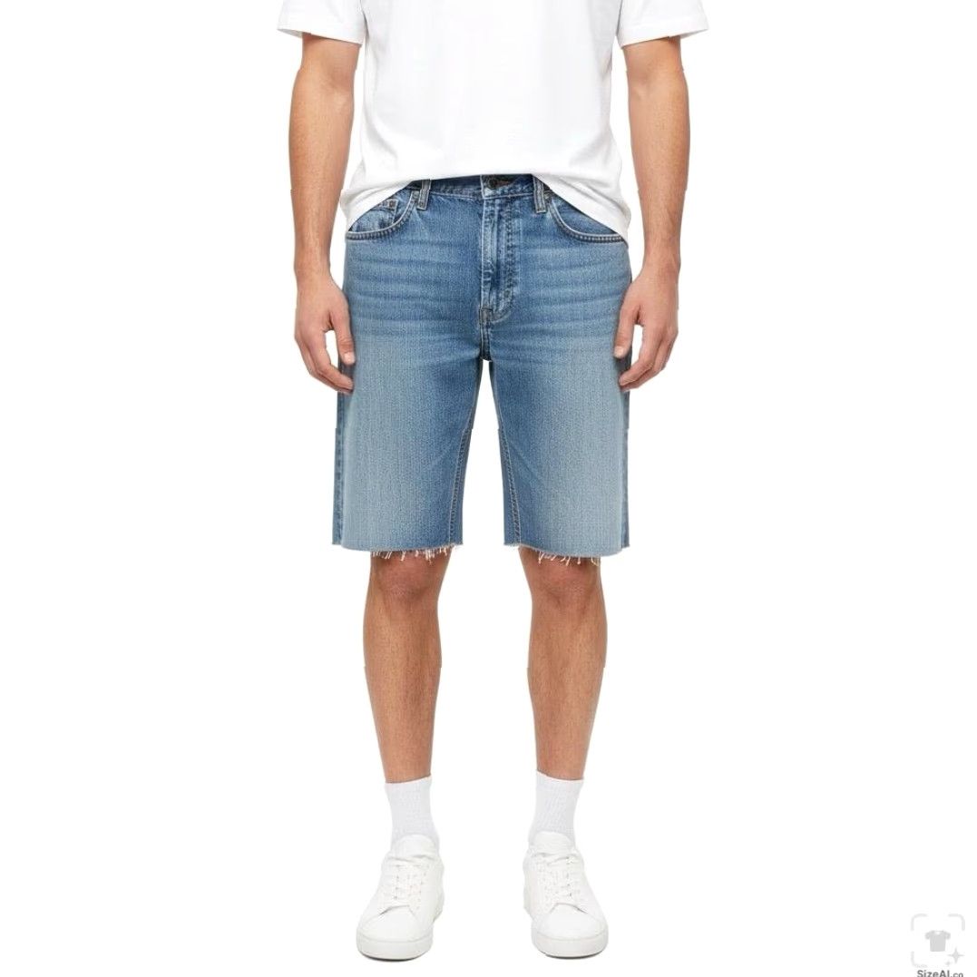 Levi's Levi's 559 Shorts Mens 36 Blue Medium Wash Relaxed Fit Bermuda Denim Casual Inseam 12 in Size US 36 / EU 52 - 4 Thumbnail