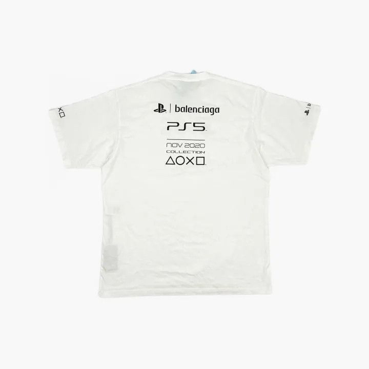 Balenciaga Balenciaga Balenciaga x PlayStation White TShirt -2507 Size US S / EU 44-46 / 1 - 3 Thumbnail