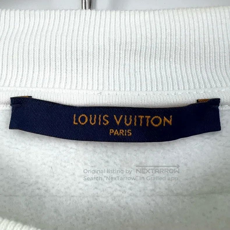 Louis Vuitton Louis Vuitton White and green checkerboard fleece crew nec Size US XXL / EU 58 / 5 - 3 Thumbnail