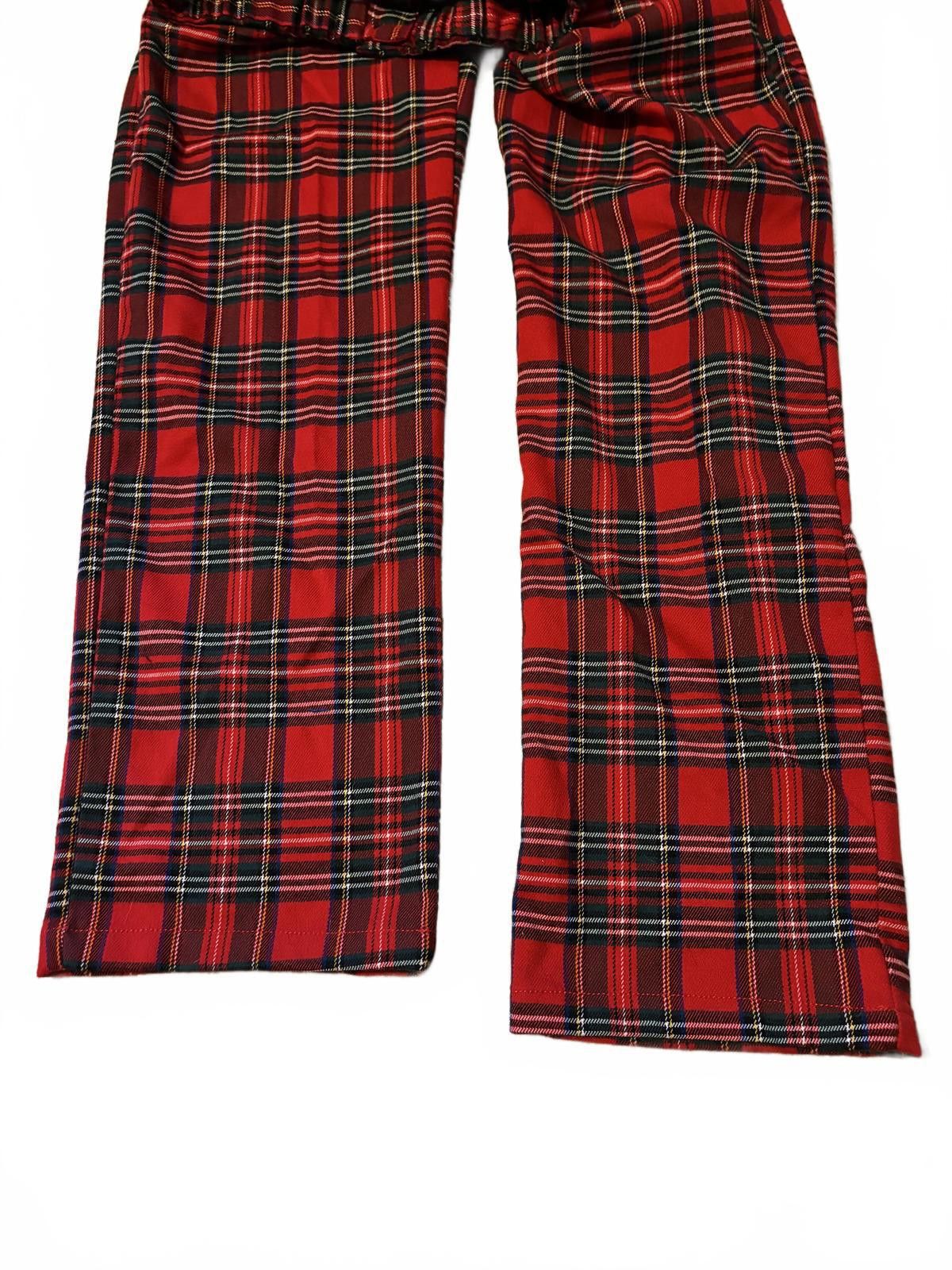 Other Brandy Melville Tilden High Rise Red Plaid Women's Pants Size 28" / US 6 / IT 42 - 8 Thumbnail