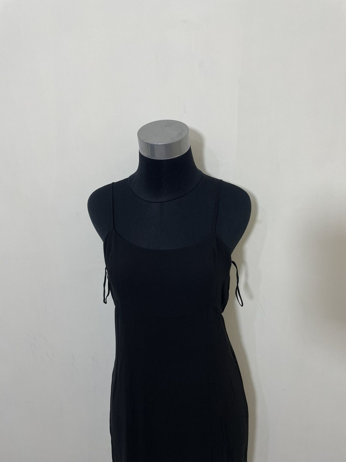 Chanel 2000s Chanel Black Silk Sheer Maxi Slip Dress Hysteric Loro Size M / US 6-8 / IT 42-44 - 2 Thumbnail