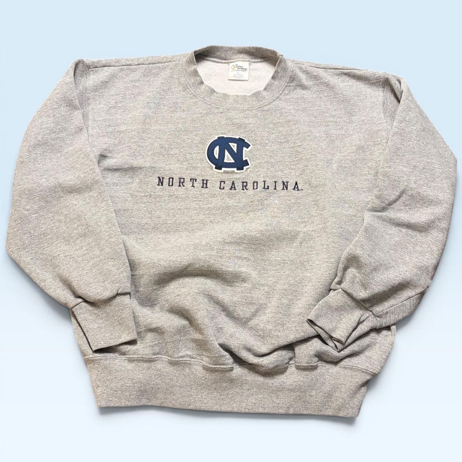 Vintage North Carolina Tar Heels Sweatshirt Mens L Cotton Exchange Size US L / EU 52-54 / 3 - 1 Thumbnail