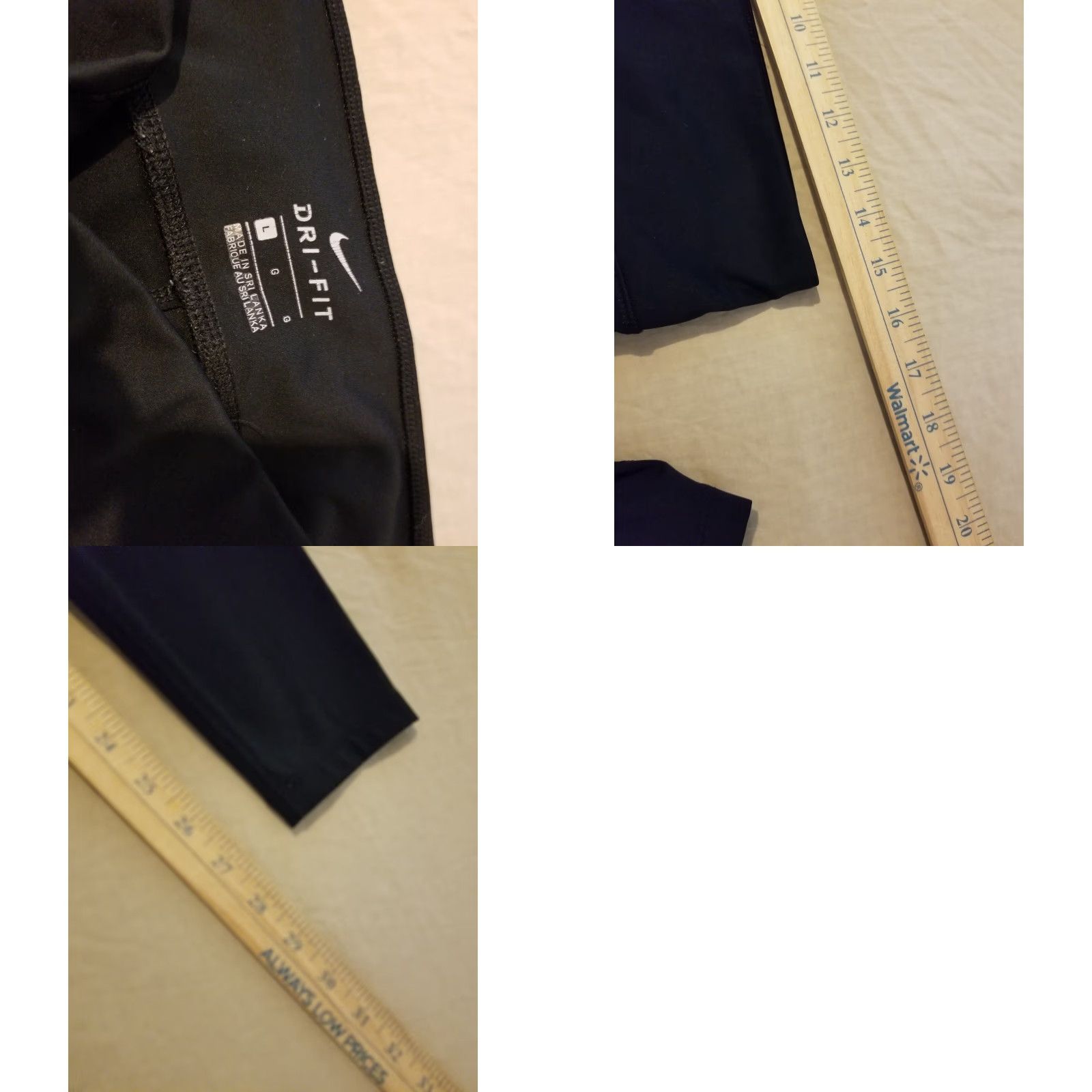 Nike Womens Nike Pants Large XL Black Athletic Sweatpants Exercise Gym Workout Size 40" / US 18 - 8 Thumbnail
