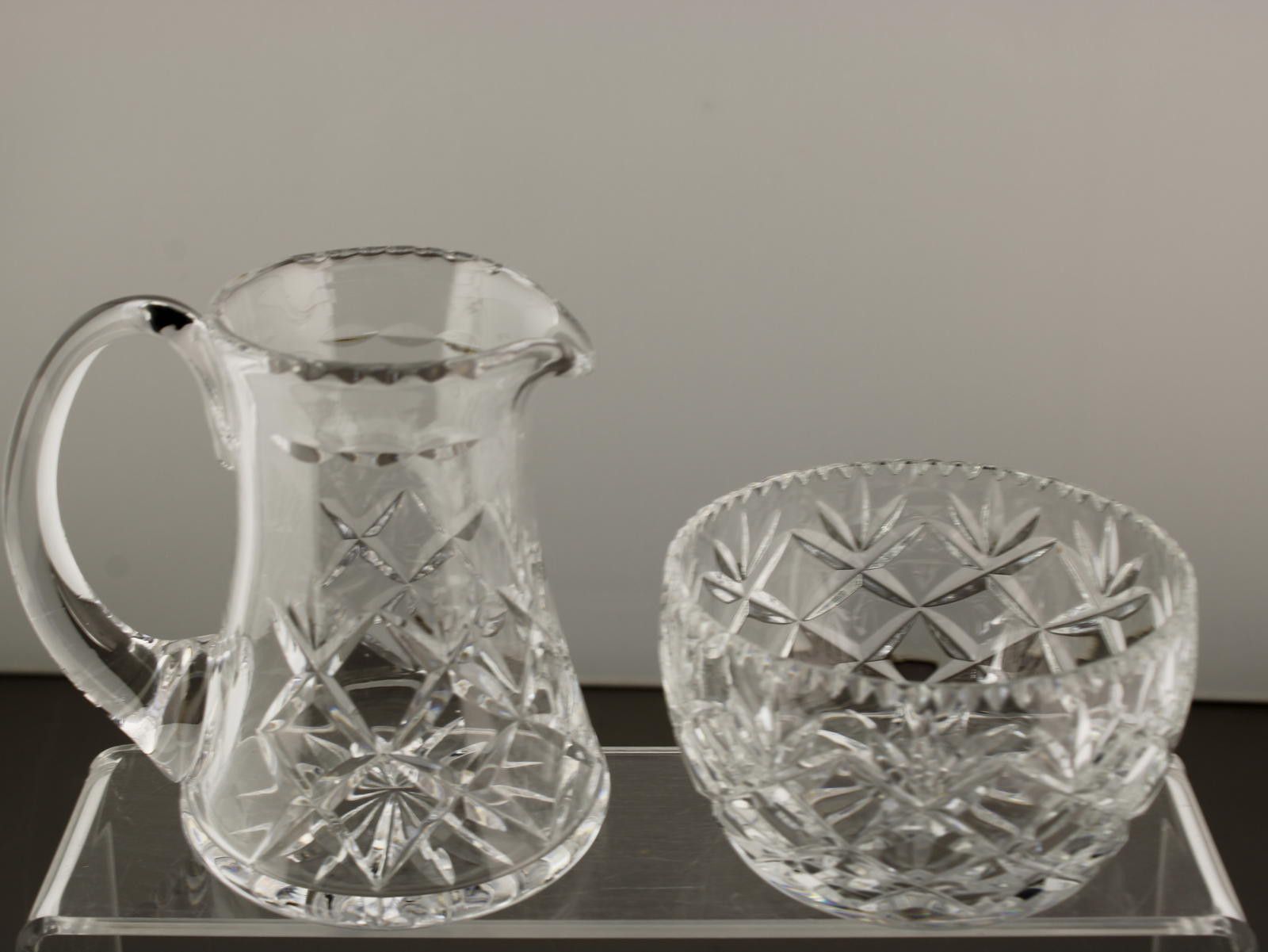 Other Webb Corbett Crystal Sugar Bowl and Milk/Creamer Jug Set Size ONE SIZE - 2 Thumbnail