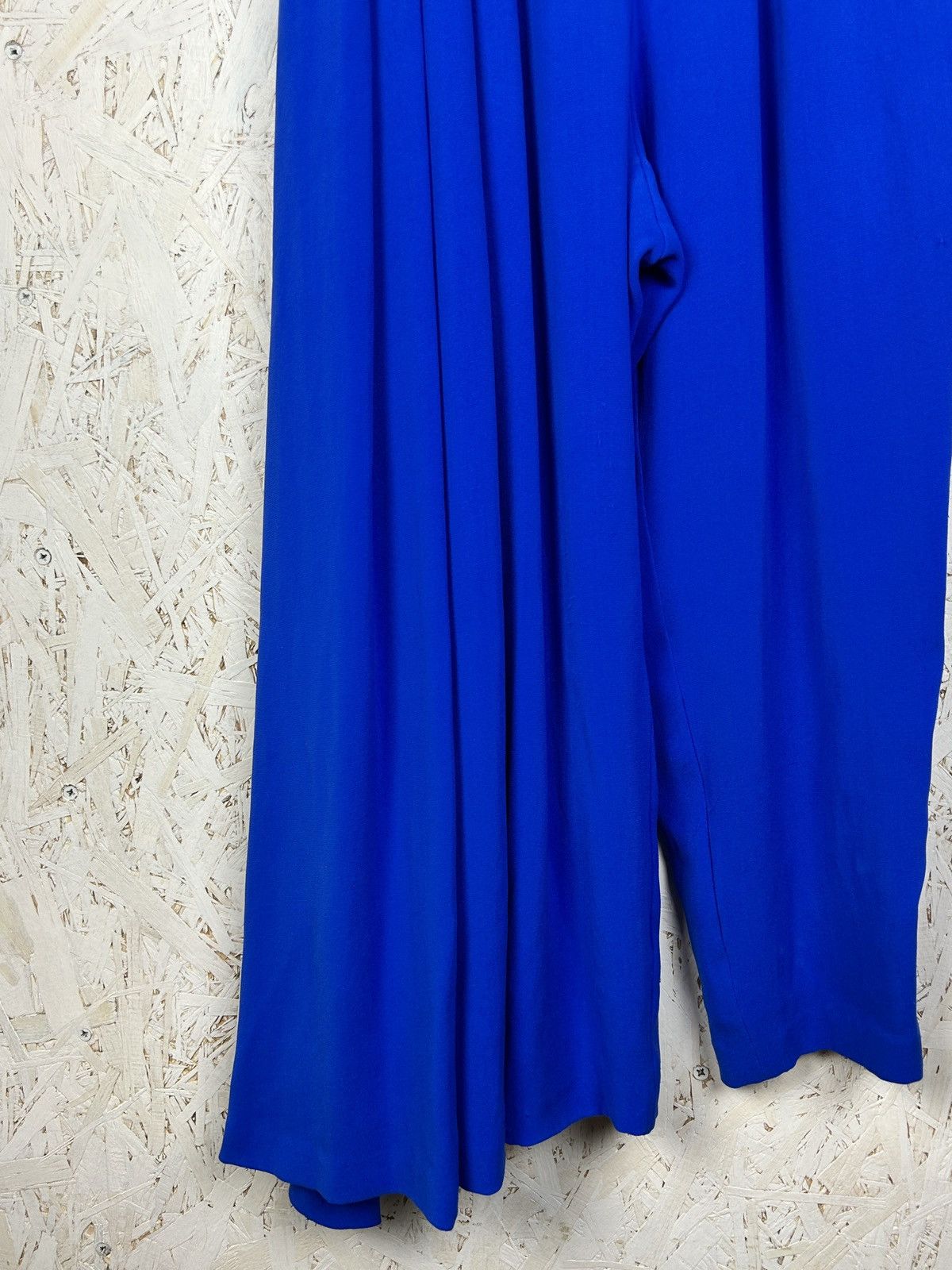 Dior Christian Dior Silk Skirt Leg Jumpsuit In Blue US 8 IT44 Size 30" / US 8 / IT 44 - 6 Thumbnail