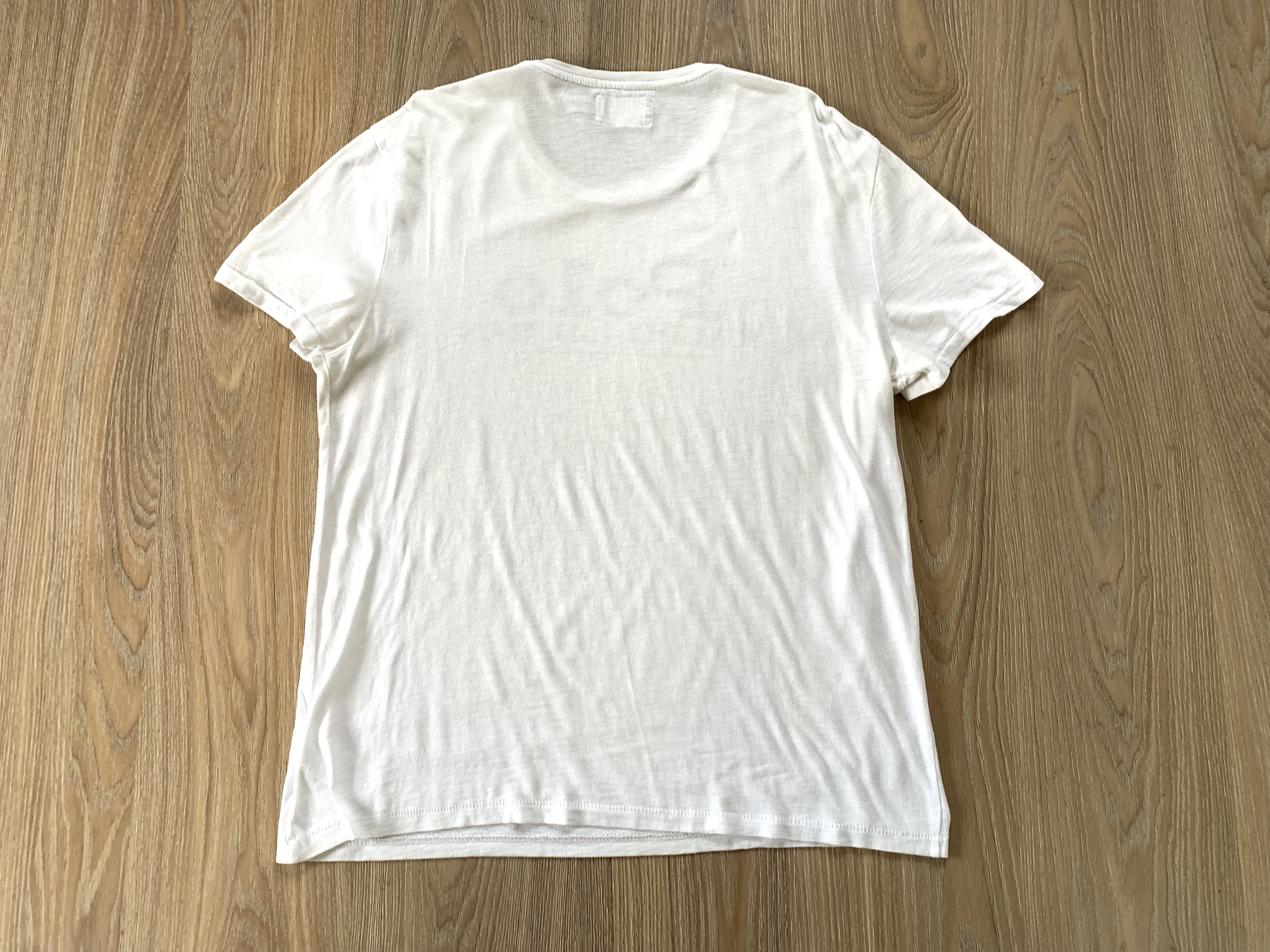 Denim & Supply Ralph Lauren × Polo Ralph Lauren × Ralph Lauren Denim & Supply Ralph Lauren White Short Sleeve Print T Shirt Size US L / EU 52-54 / 3 - 3 Thumbnail