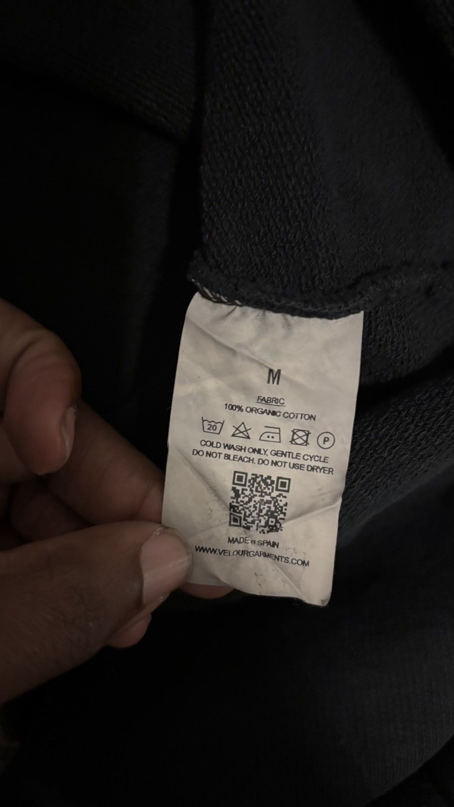 Velour Black Velour Scars Desert Dweller Hoodie Size US M / EU 48-50 / 2 - 4 Thumbnail