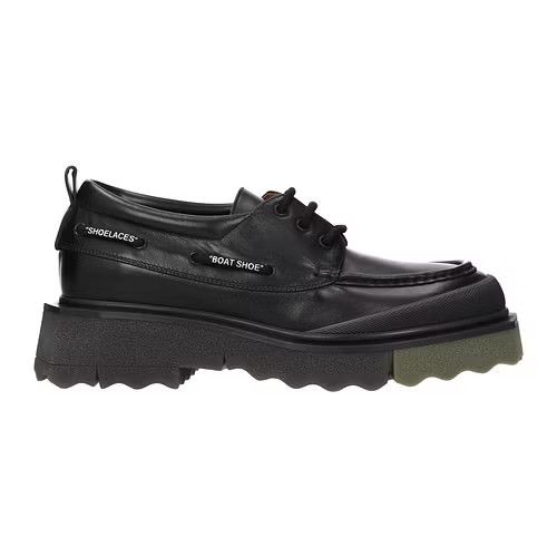 image of Off White Ob1O1E0424 Lace Up Monkstrap In Black Shoes, Men's (Size 8)