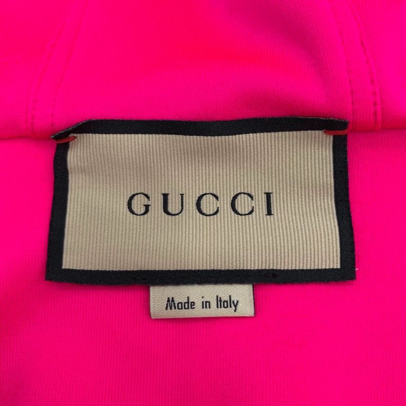 Gucci GucciPink logo embroidered hooded drawstring half-zipper lo Size US XXS / EU 40 - 6 Thumbnail