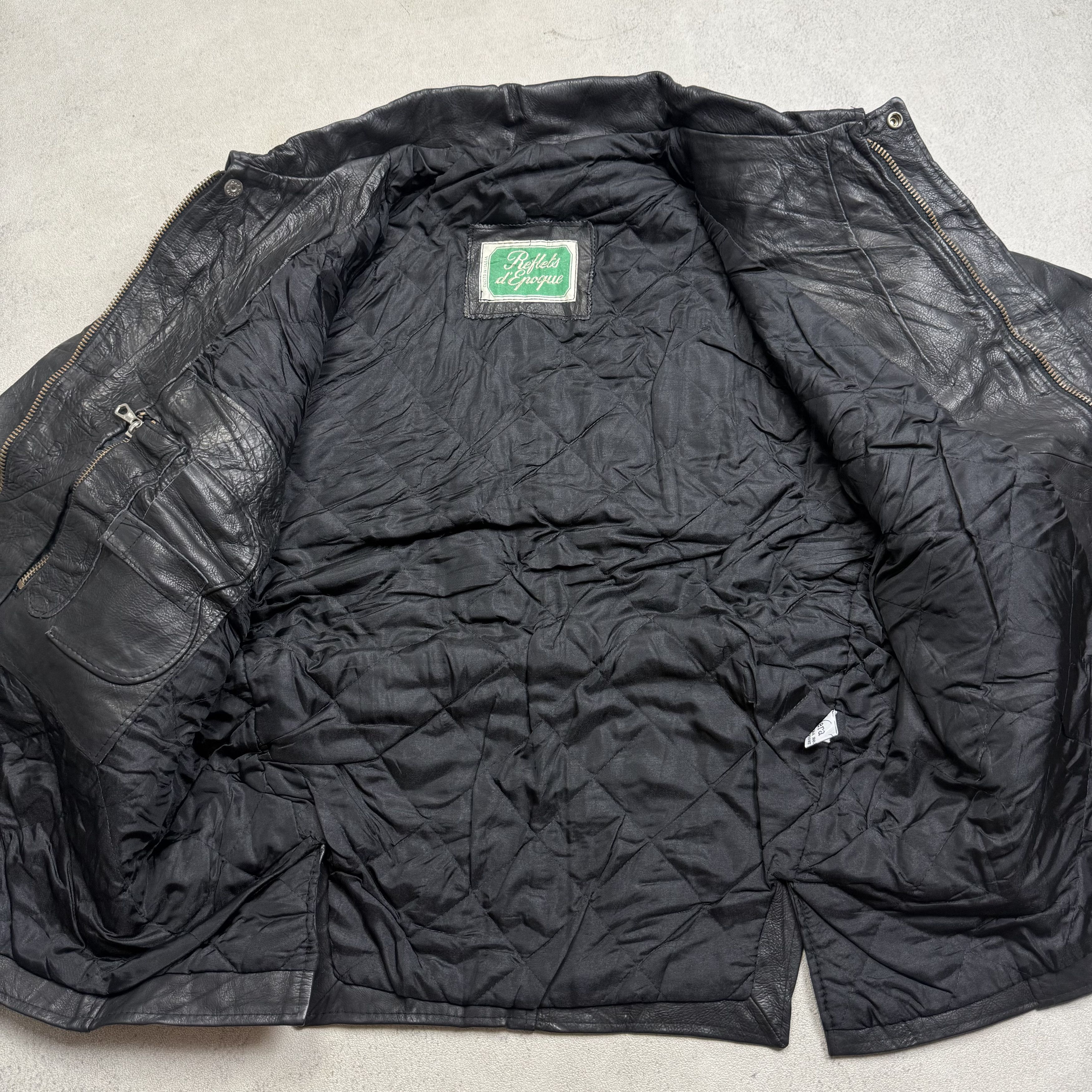 Vera Pelle Vintage 90s Vera Pelle Flight Jacket Size US M / EU 48-50 / 2 - 5 Thumbnail