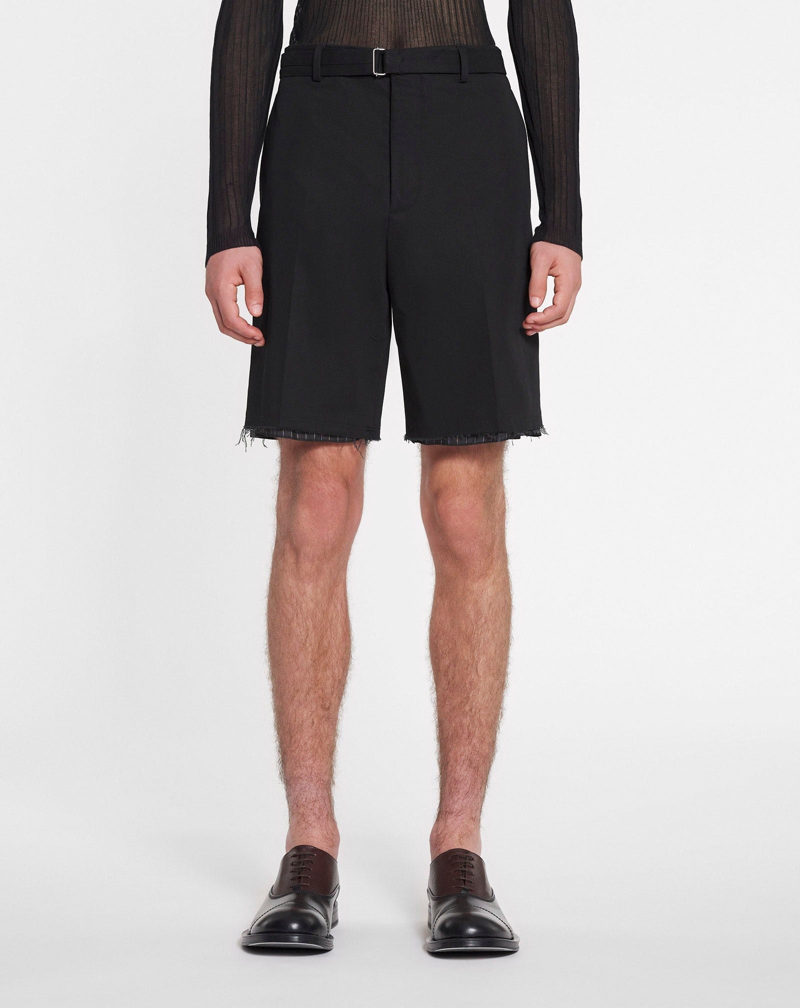 Lanvin o1mle0426 Tailored Shorts in Black Size US 40 / EU 56 - 4 Thumbnail