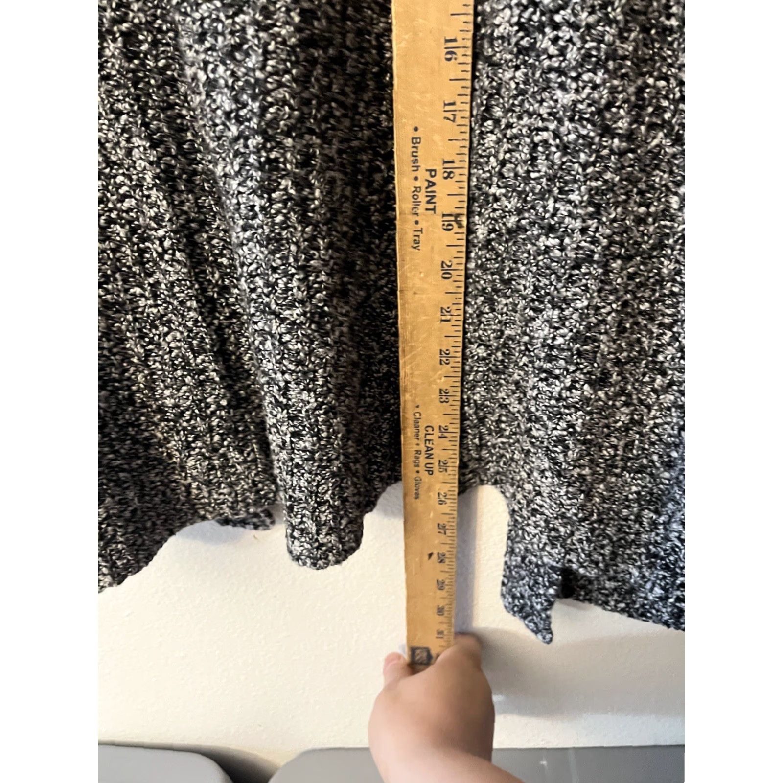 American Eagle Outfitters American Eagle Outfitters Sweater Women XS/S Cardigan Hooded Open Front Gray Solid Knit Size XS / US 0-2 / IT 36-38 - 4 Thumbnail