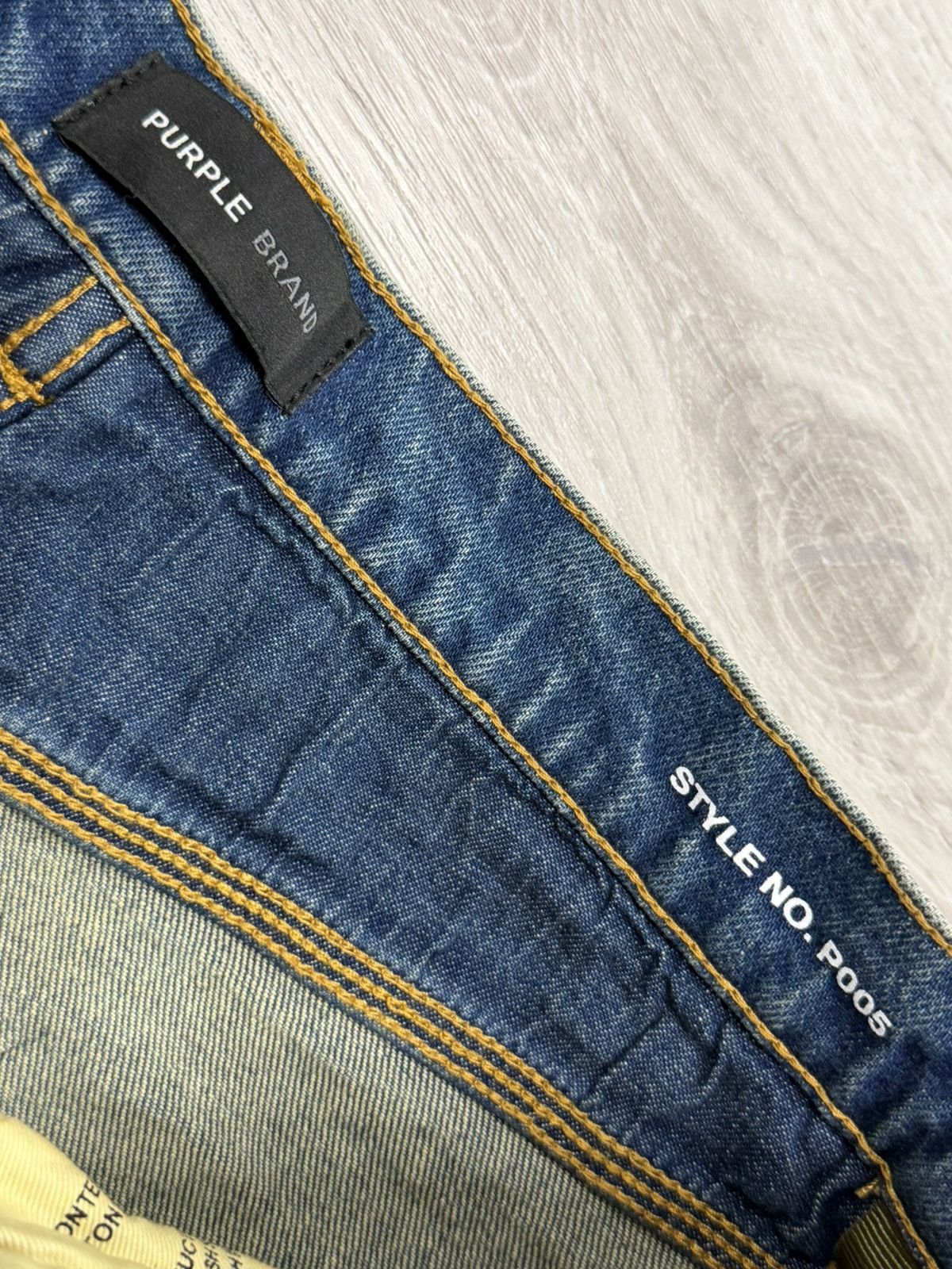 Purple Brand Purple Brand Gold Mine Slim Straight Jeans Size US 32 / EU 48 - 3 Thumbnail