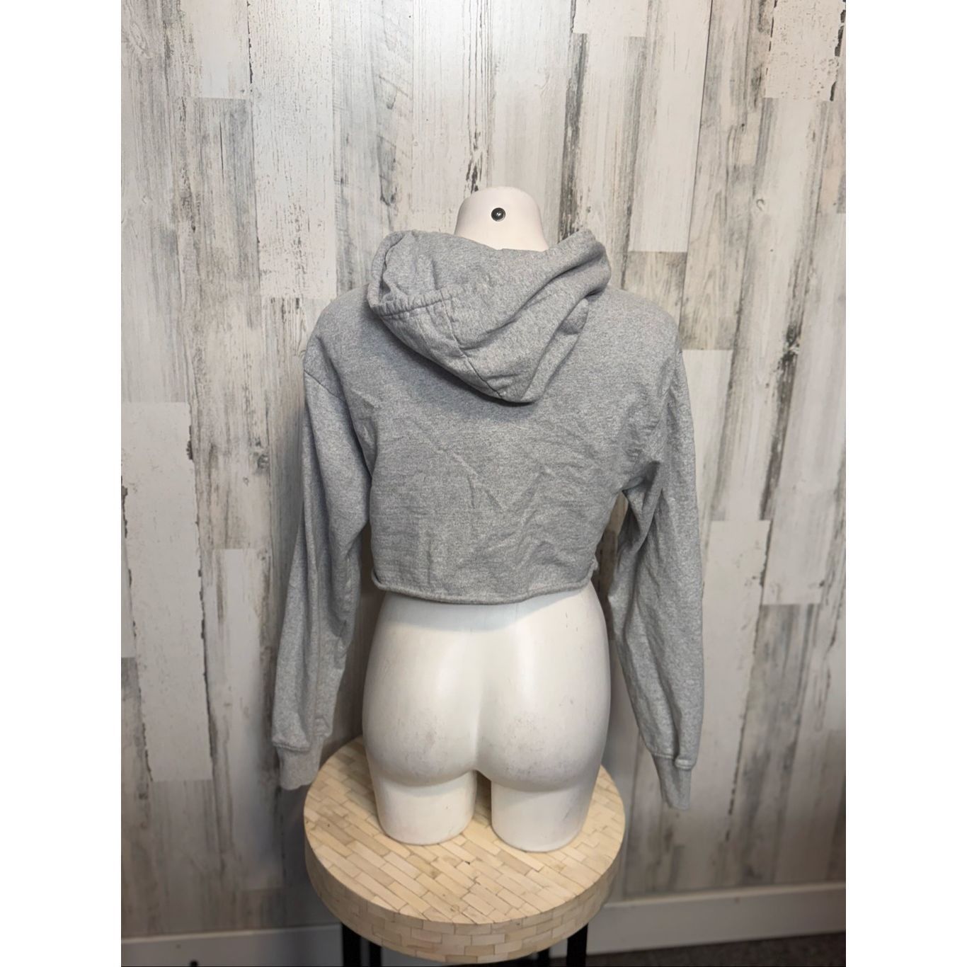 Other Pac-Man Cropped Hoodie | Gray Graphic Sweatshirt Gamer Retro Size M / US 6-8 / IT 42-44 - 5 Thumbnail