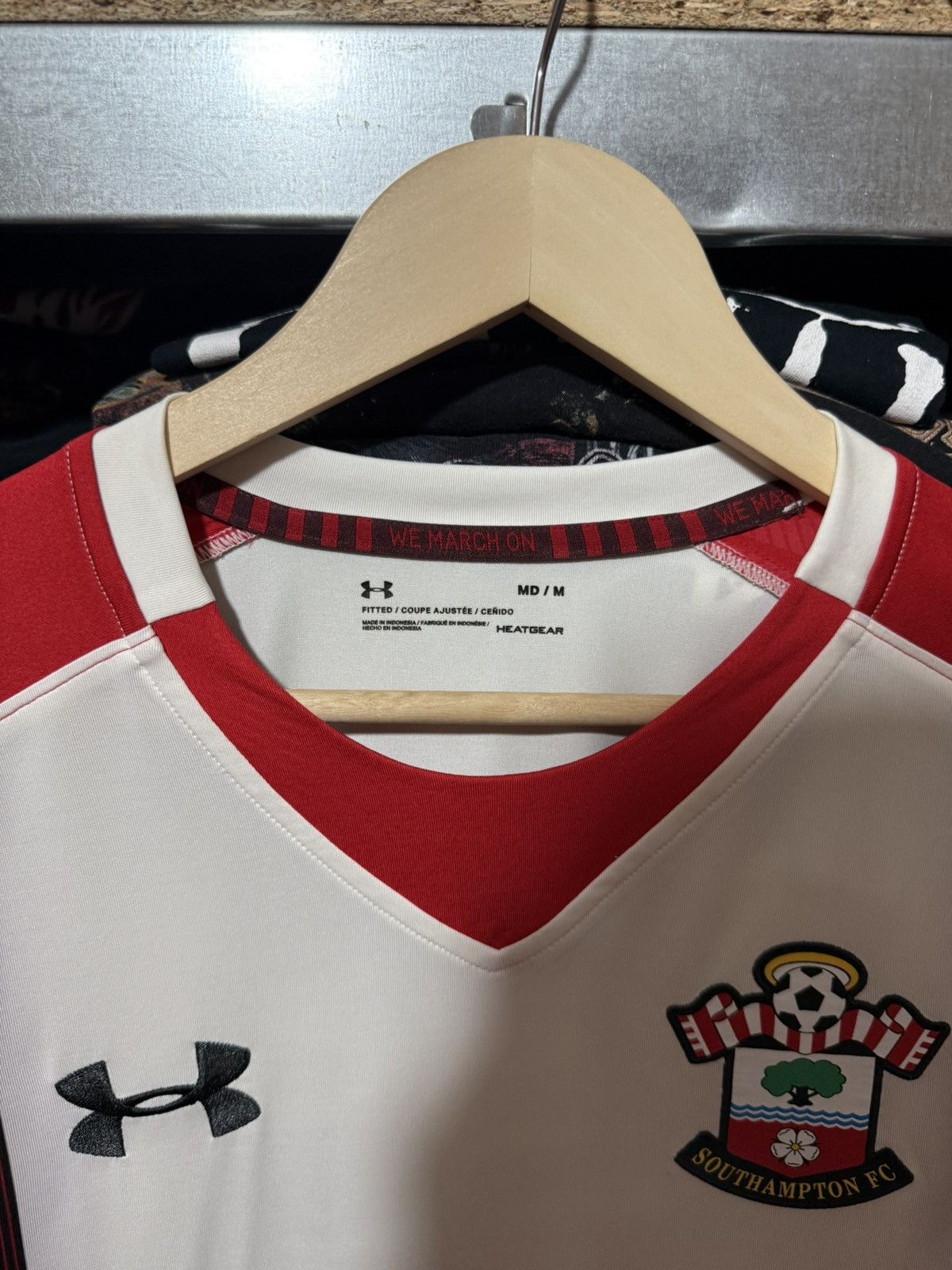 Under Armour Under Armour Southampton 2017 2018 Home Soccer Jersey Size US S / EU 44-46 / 1 - 5 Thumbnail