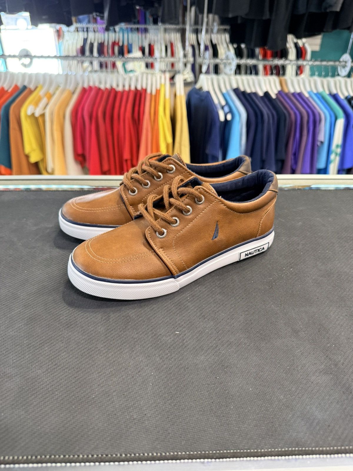 Nautica Nautica Berrian 4 Brown Casual Kids Sneakers Size US 5 / EU 37 - 3 Thumbnail