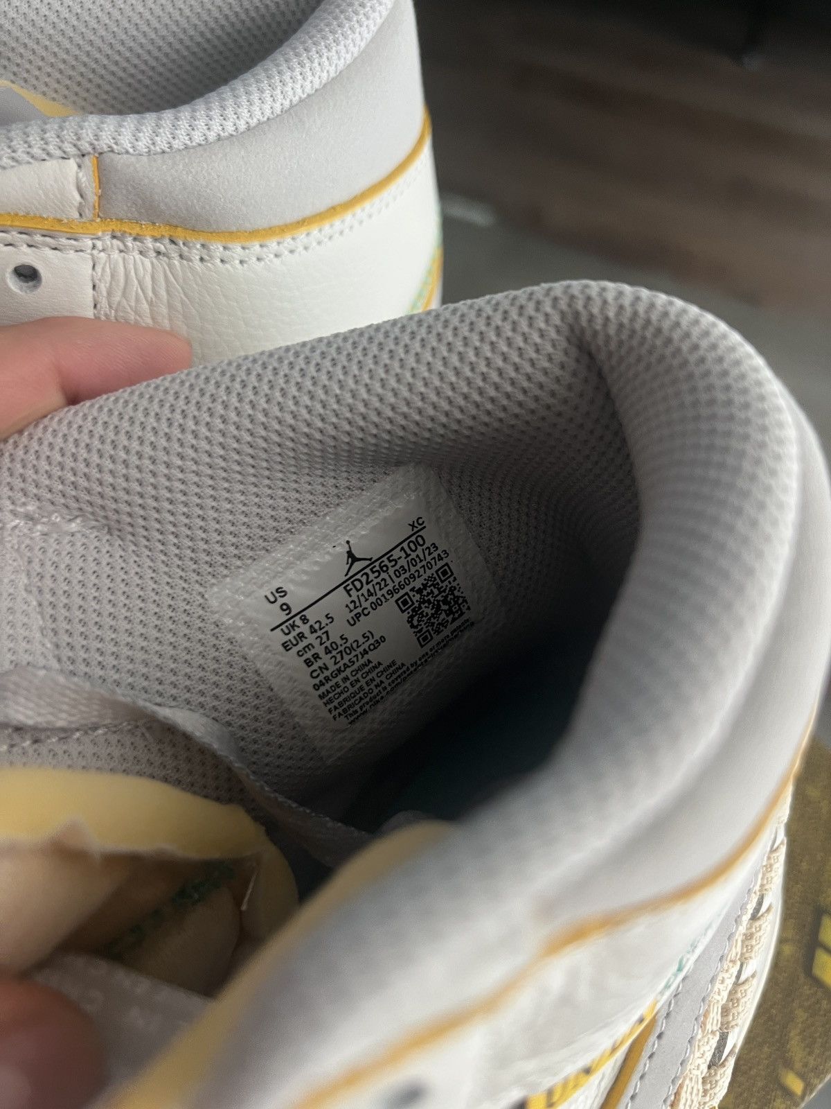 Nike × Union LA Union x BBS - Air Jordan 1 retro hi Size US 9 / EU 42 - 3 Thumbnail