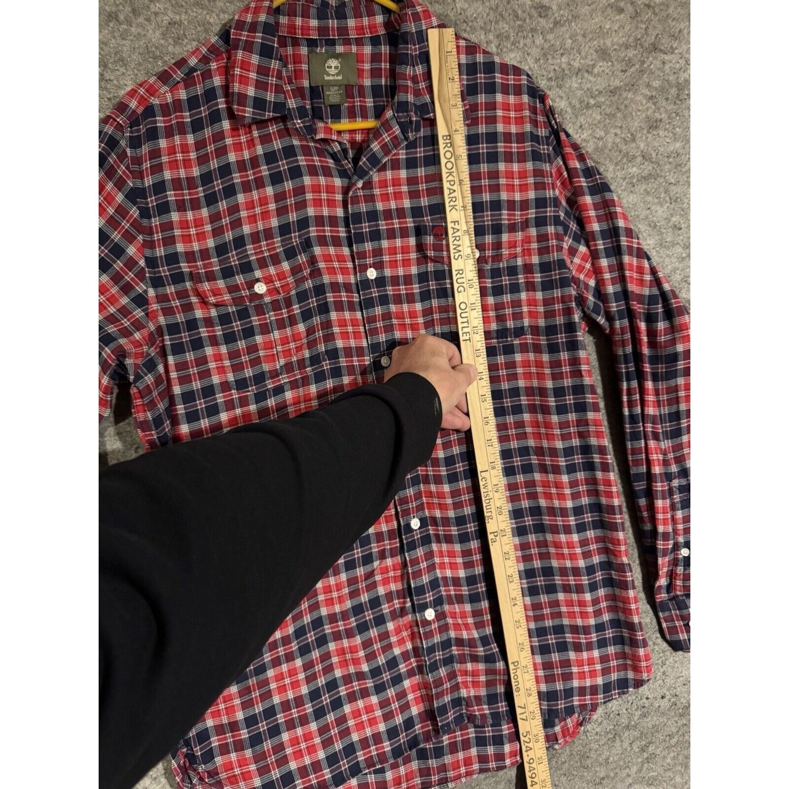 Timberland Timberland Button Down Shirt Mens Small Plaid Academia 2010s Size US S / EU 44-46 / 1 - 3 Thumbnail