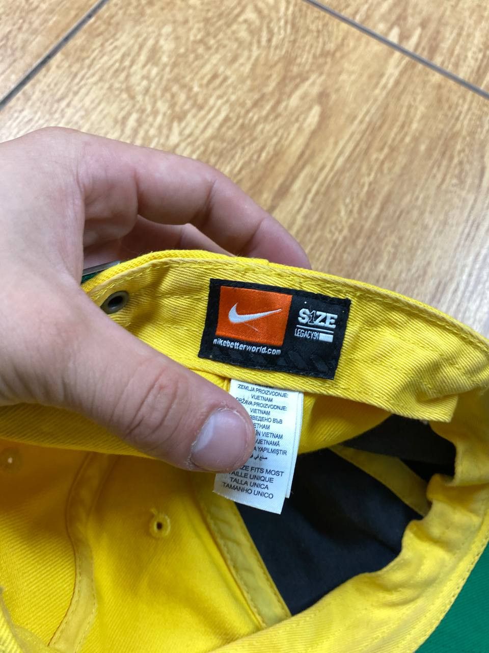 Nike Vintage Nike Brazil Football Soccer Rare Cap Hat Mens Yellow Size ONE SIZE - 2 Thumbnail