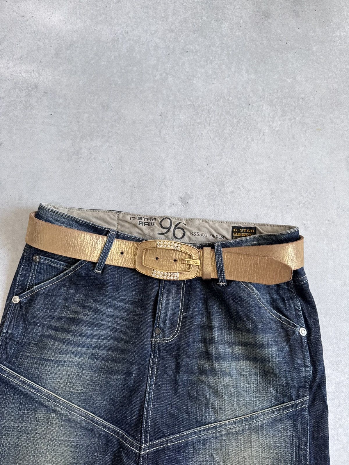 Guess Vintage Y2K Guess Studded Glamour Rhinestone Hype Belt Unise Size ONE SIZE - 1 Thumbnail