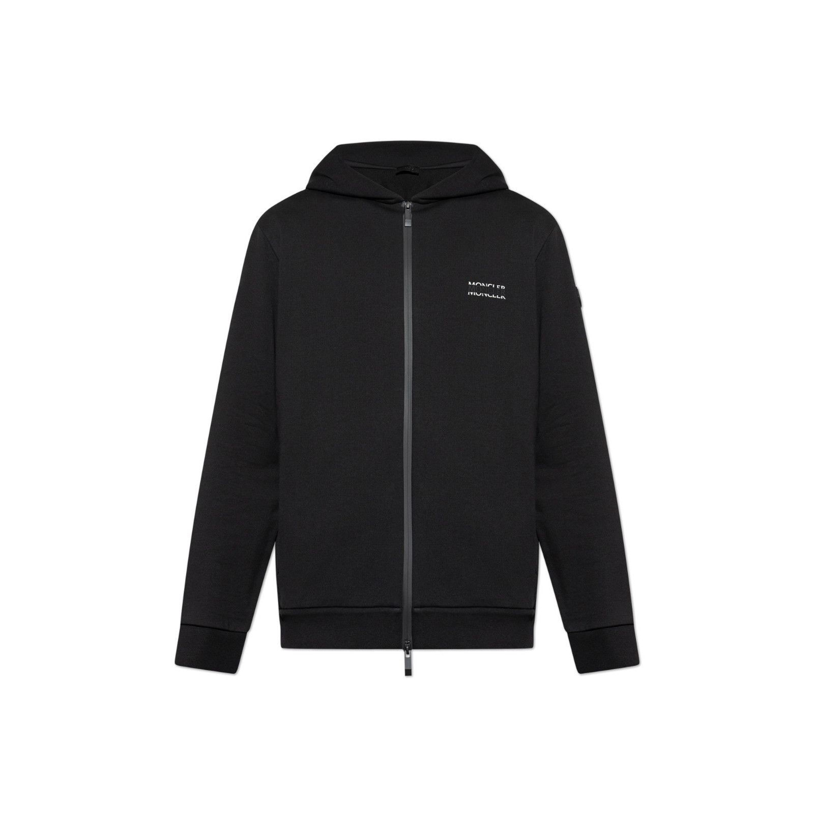 MONCLER Men's Black Hoodie New (Men's size:L;)