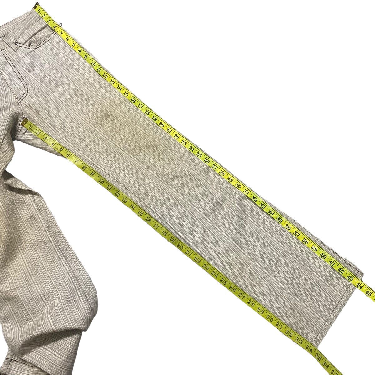 Japanese Brand Japanese Brand Elle Homme Striped Flare Pants Size US 31 - 18 Thumbnail