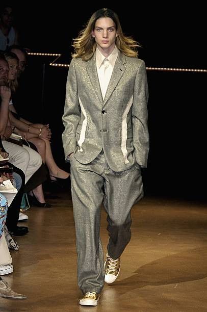 Comme des Garcons × Comme des Garcons Homme Plus Comme des Garcons Homme Plus SS07 Side-cut Gold-weave Blazer Size US S / EU 44-46 / 1 - 1 Thumbnail
