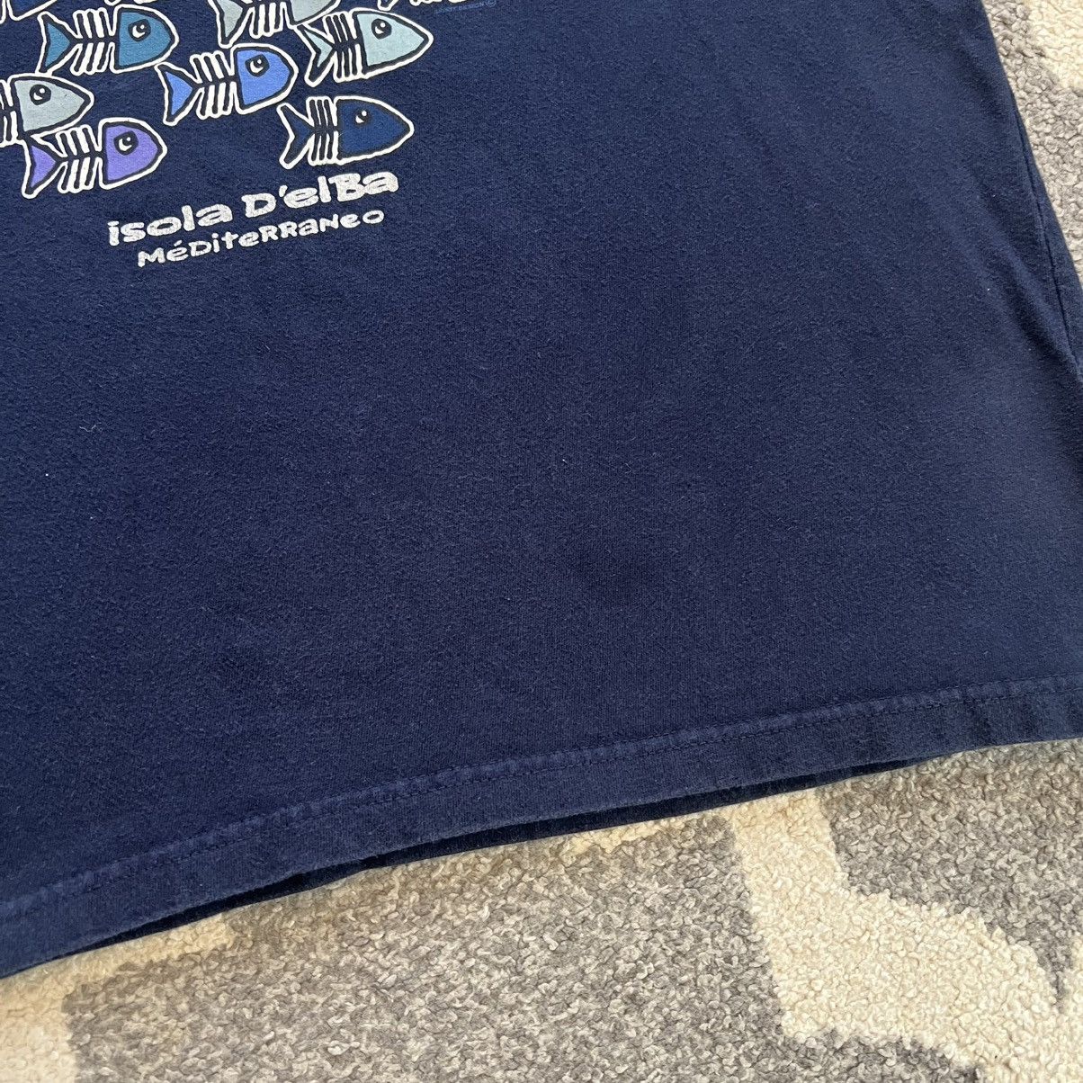 Vintage vintage spirit mediterranean fish navy tee Size US L / EU 52-54 / 3 - 5 Thumbnail