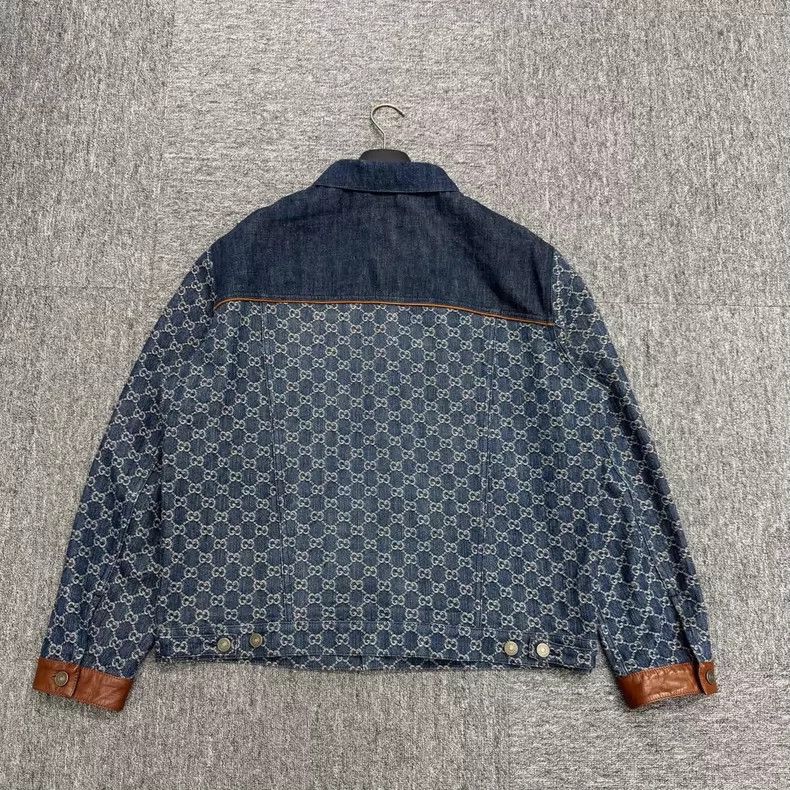 Gucci Gucci Full-print old-fashioned denim jacket 2505-Nextarrow Size US M / EU 48-50 / 2 - 5 Thumbnail