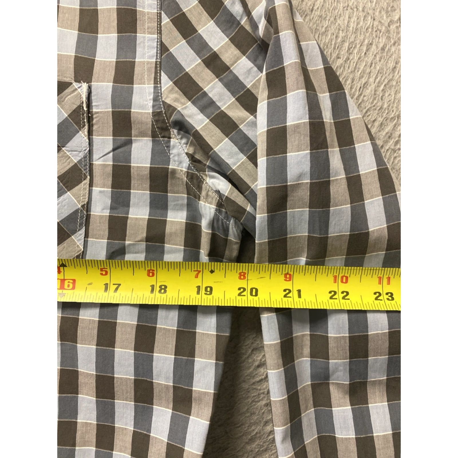 Calvin Klein Calvin Klein Dress Shirt Men’s S Multicolor 100% Cotton Non-Iron Long Sleeve Size 36R - 7 Thumbnail