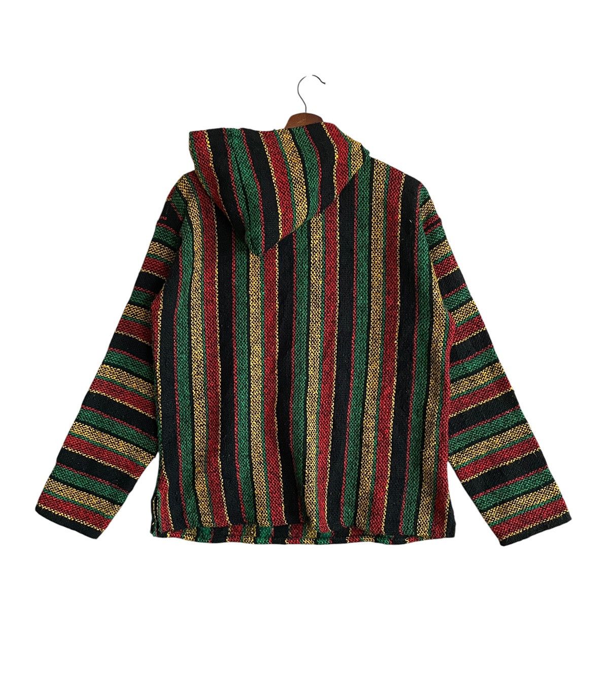 Vintage Vintage Mexican Baja Rasta Hoodie 1990s Size US M / EU 48-50 / 2 - 2 Thumbnail