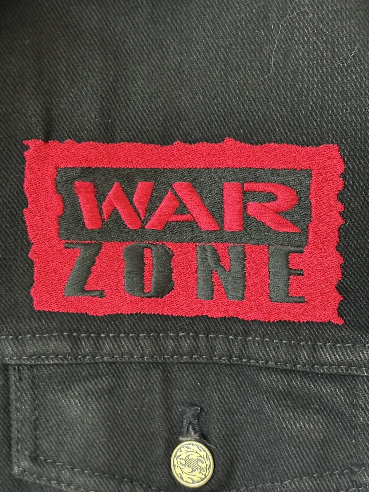 WWF VINTAGE WWF RAW IS WAR DENIM JACKET Size US M / EU 48-50 / 2 - 4 Thumbnail