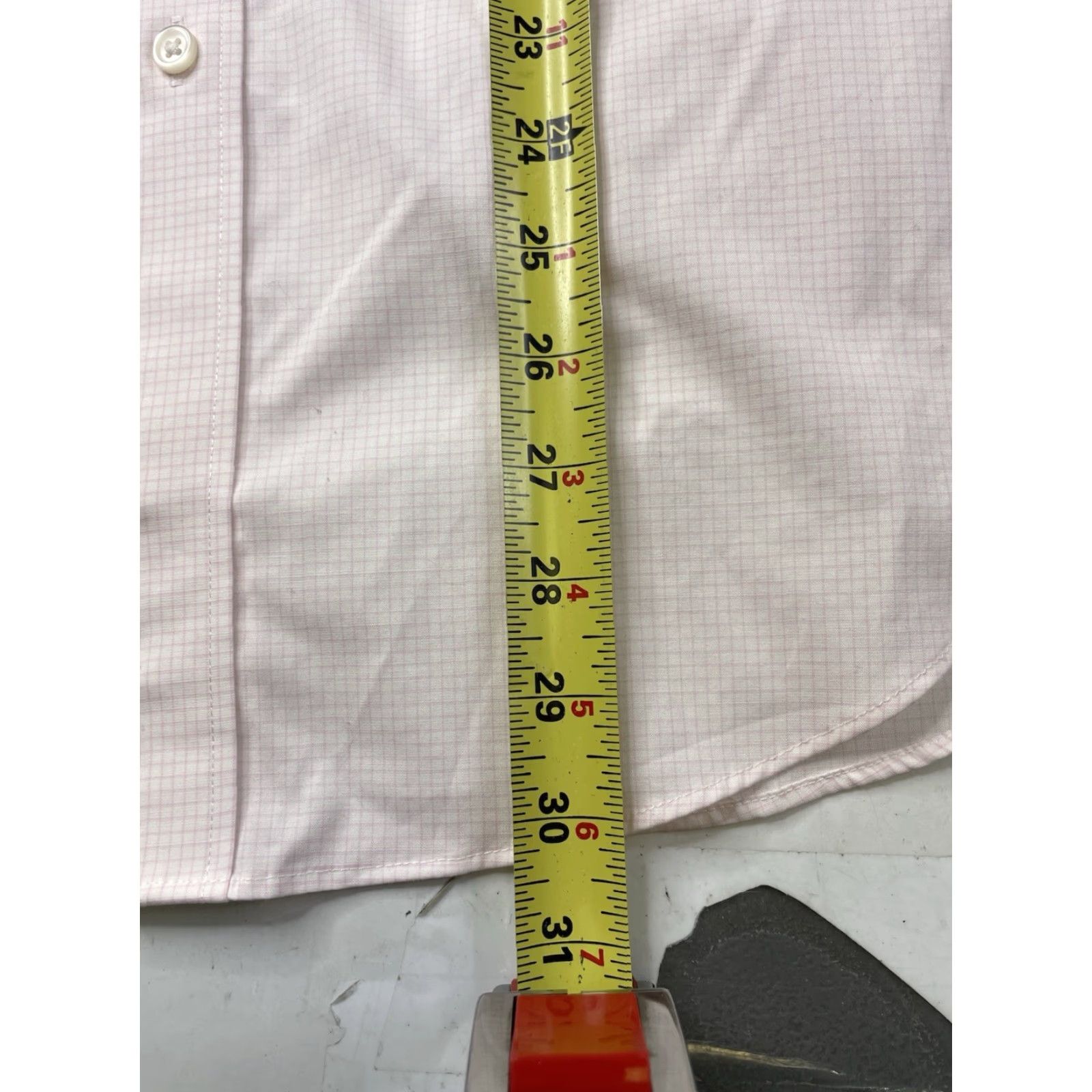 J.Crew J.Crew Ludlow Dress Shirt Mens 15 32 Slim Fit Long Sleeve Button-Down Pink White Multicolor Check Modern Regular Men Size 40R - 5 Thumbnail
