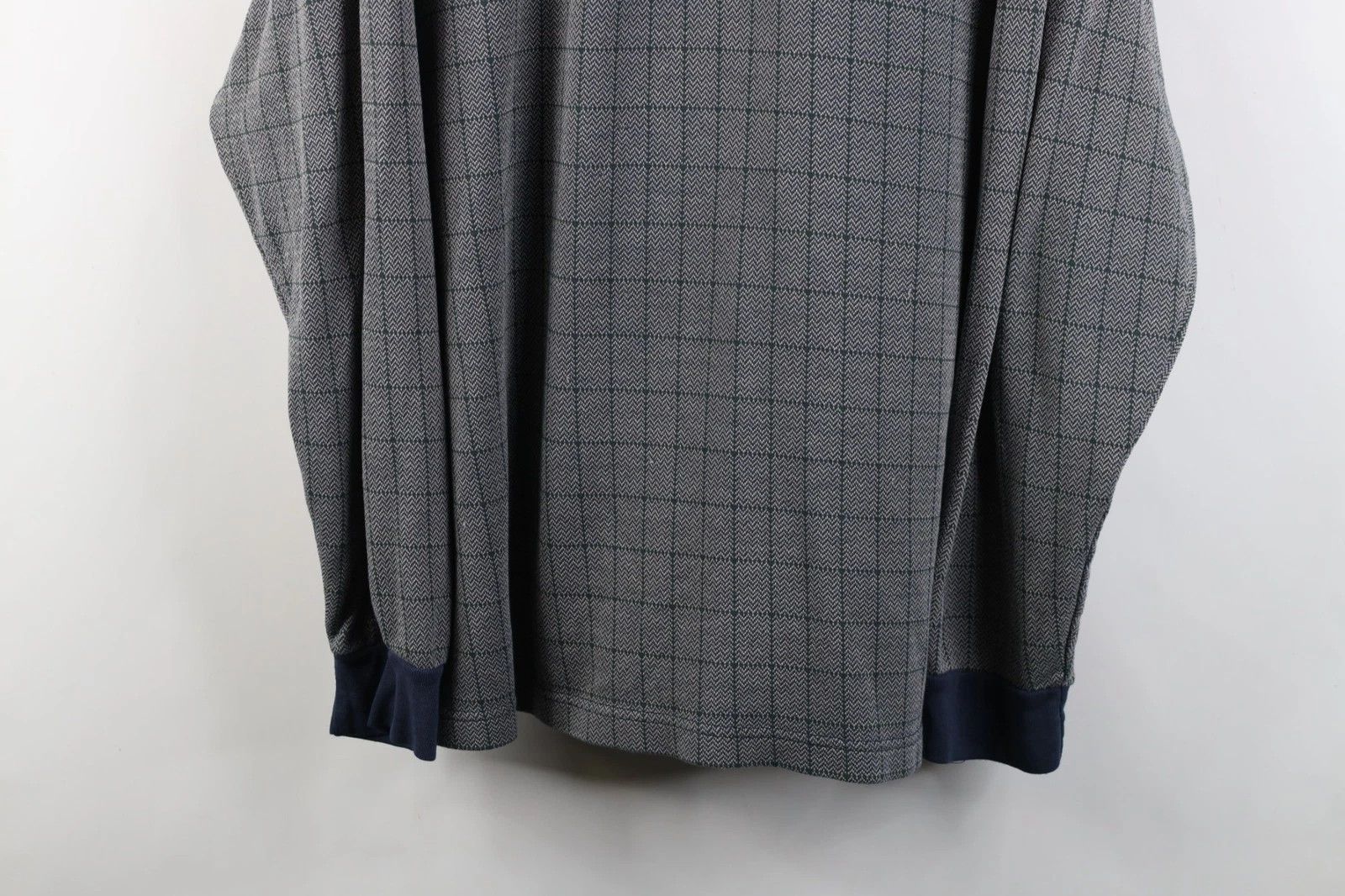 Vintage Vintage 90s Streetwear Knit Long Sleeve Rugby Polo Shirt Size US XXL / EU 58 / 5 - 3 Thumbnail