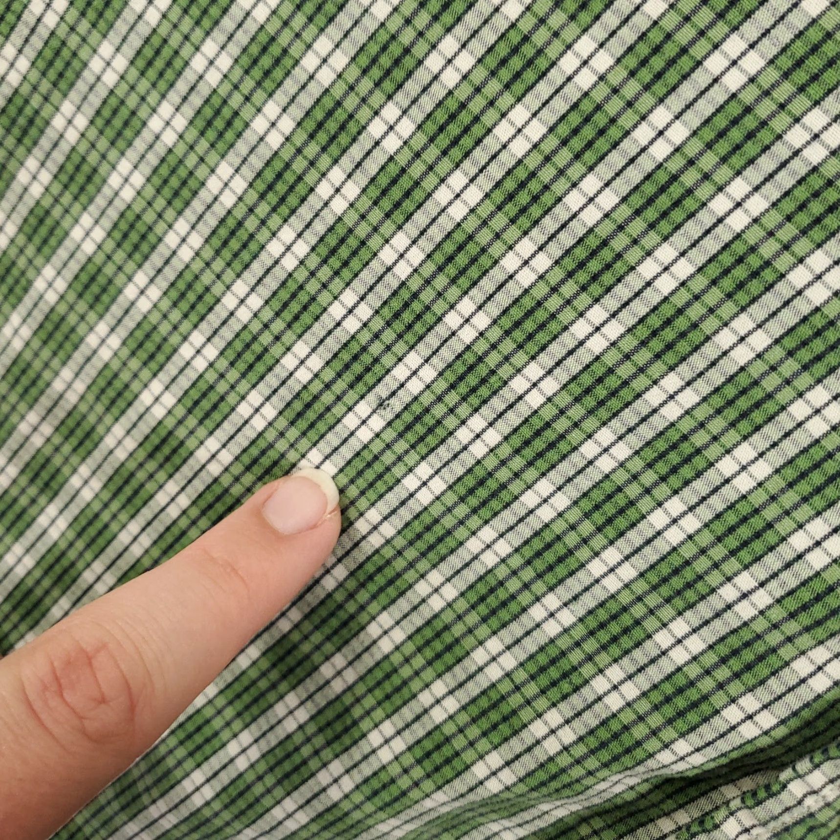 Abercrombie & Fitch VINTAGE Abercrombie & Fitch Button-Up Shirt Mens L Green Plaid (Y2K) Size US L / EU 52-54 / 3 - 5 Thumbnail