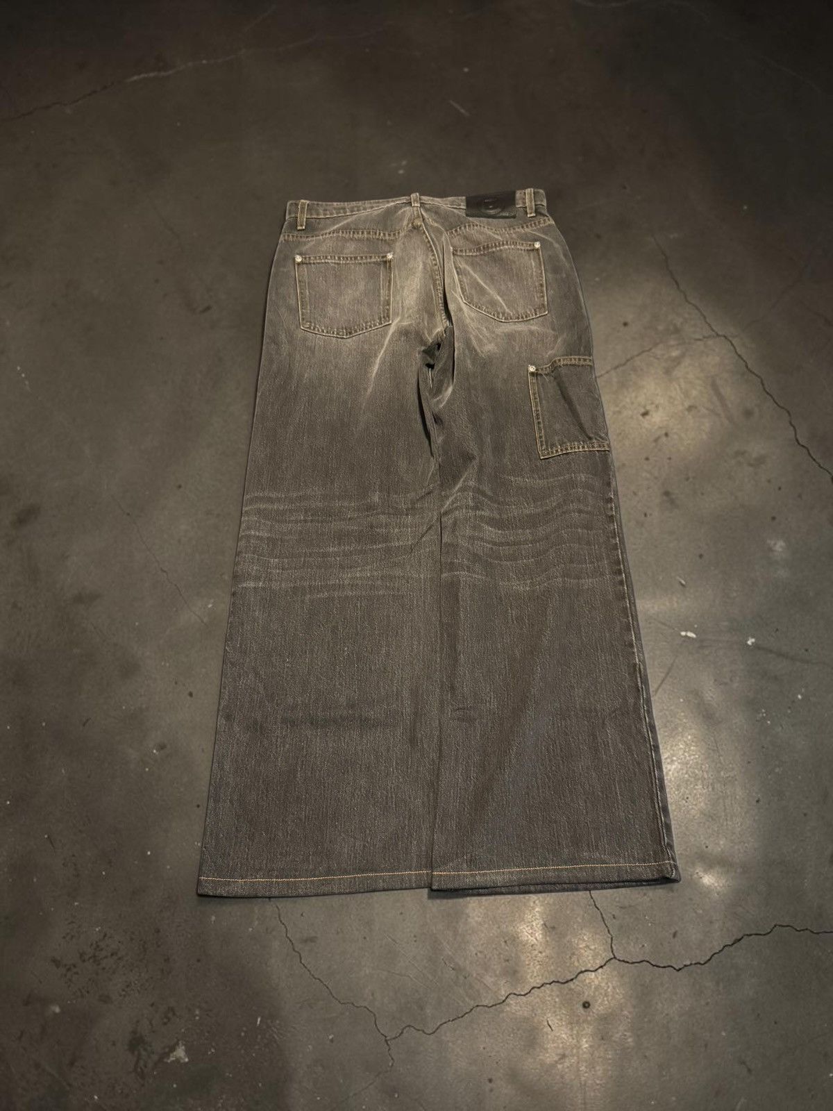 Other Discontd Black Wide Jeans Size US 32 / EU 48 - 5 Thumbnail