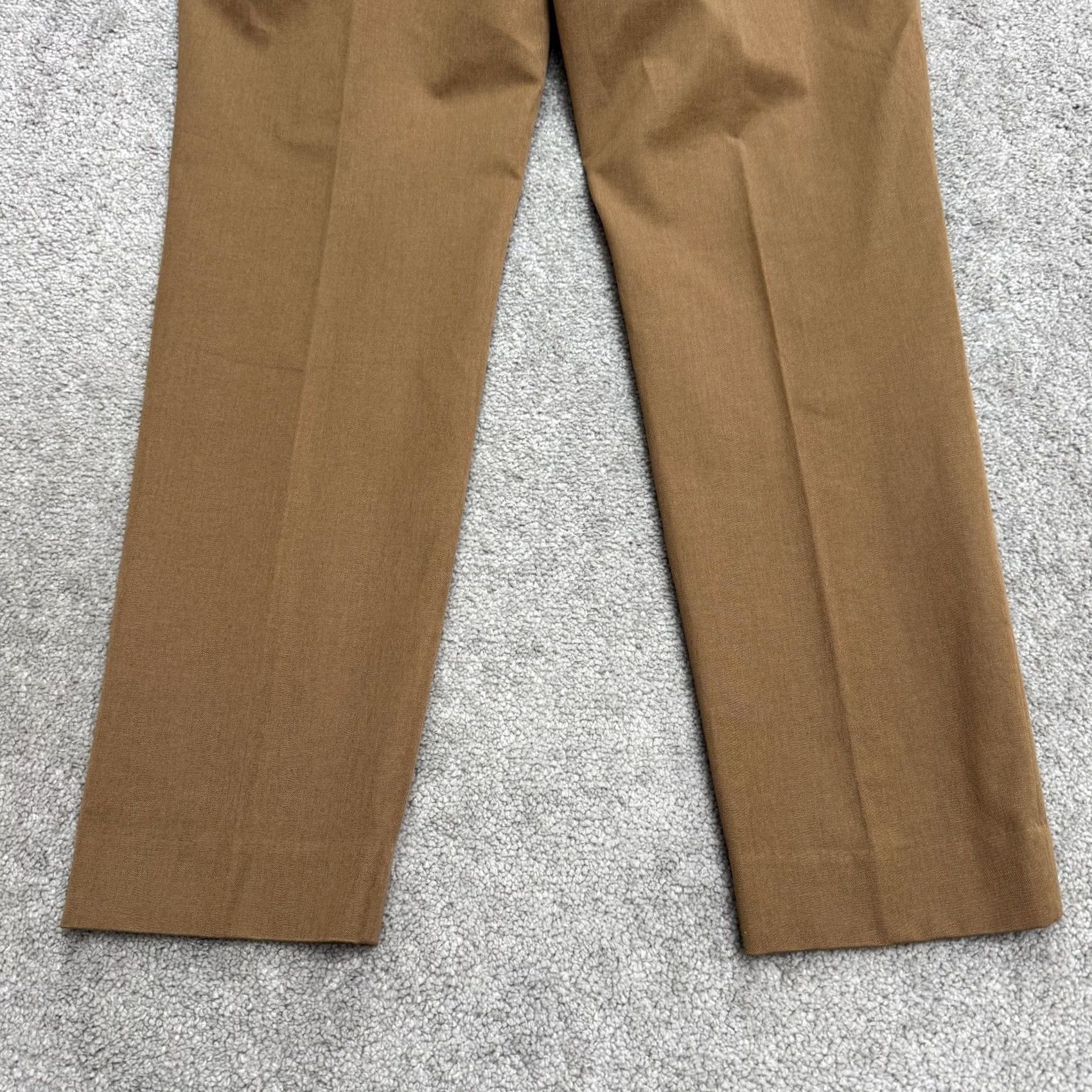 Banana Republic Banana Republic Sloan Ankle Crop Slim Trouser Pants Women 12 Heather Camel Brown Size 34" / US 12 / IT 48 - 4 Thumbnail
