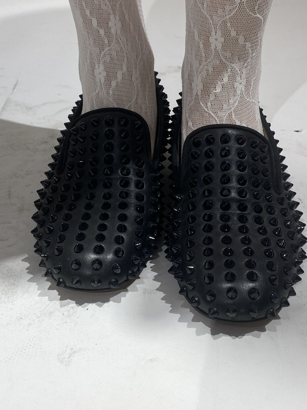 Christian Louboutin Christian Louboutin Dandelion Spiked Loafers Size37 Size US 4 / IT 34 - 11 Thumbnail