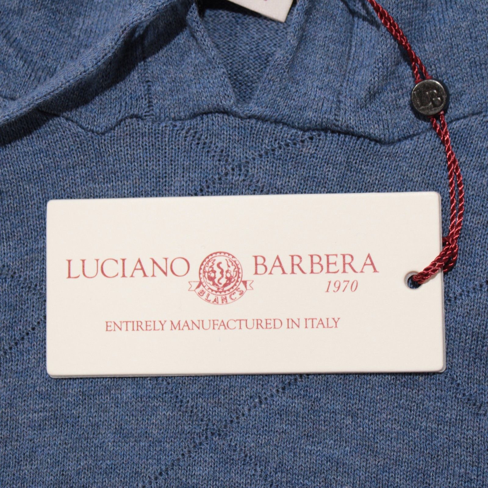 Luciano Barbera Luciano Barbera Sweater Size US XL in Blue Size US XL / EU 56 / 4 - 2 Thumbnail