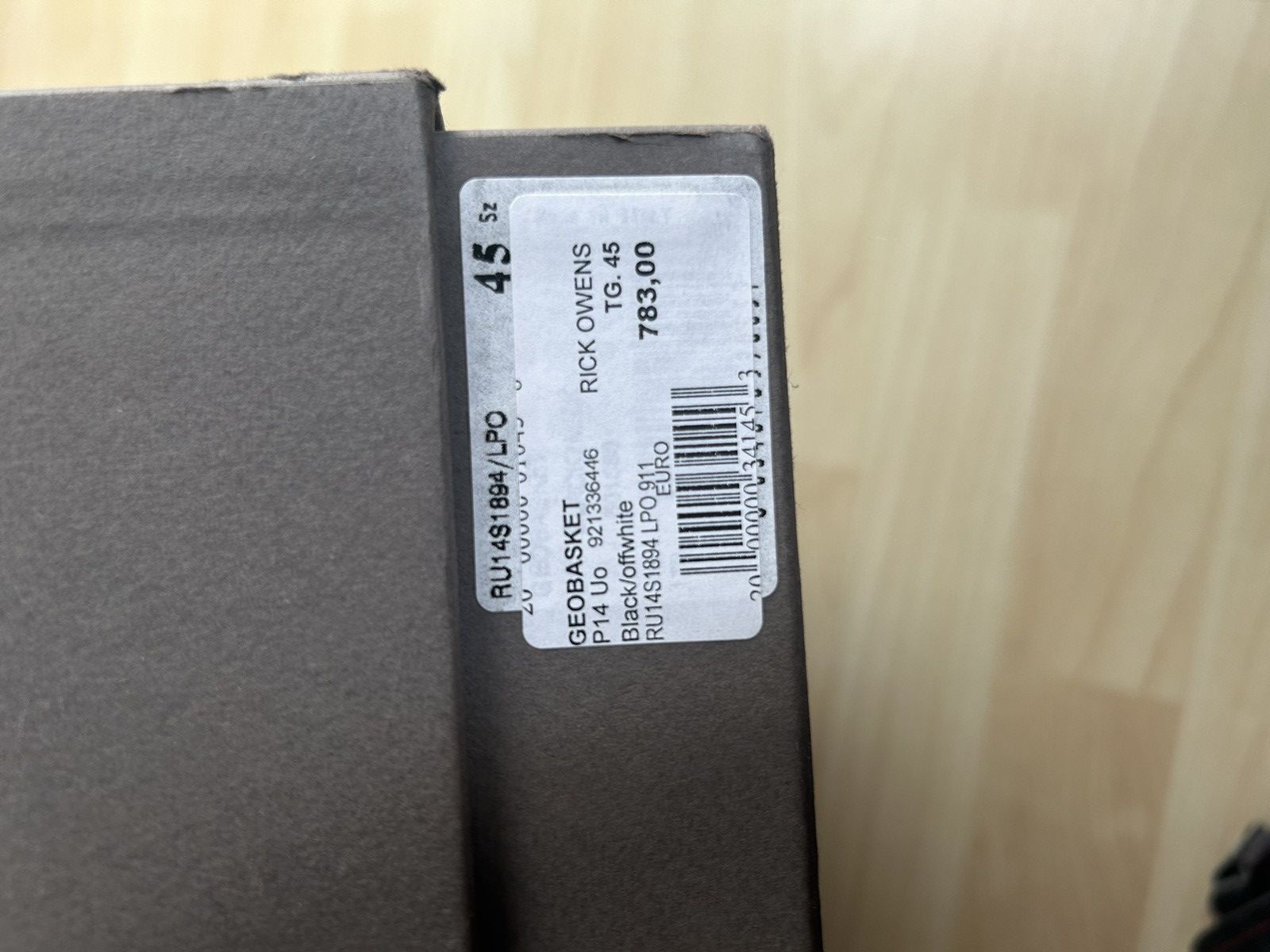 Rick Owens Rick Owens Geobaskets | Grailed