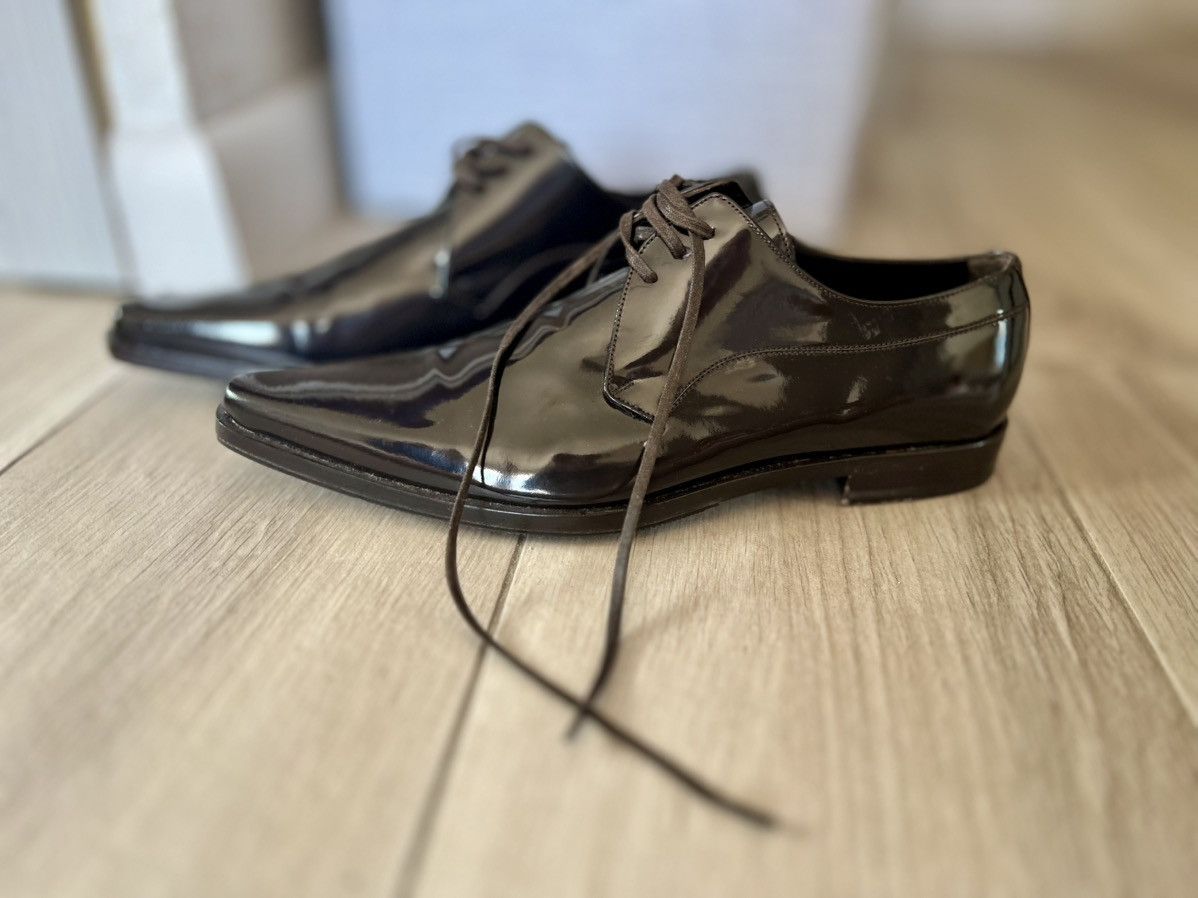 Dolce & Gabbana Dolce & Gabbana Men's Venice Derby Patent Leather Shoes Size US 7 / EU 40 - 4 Thumbnail