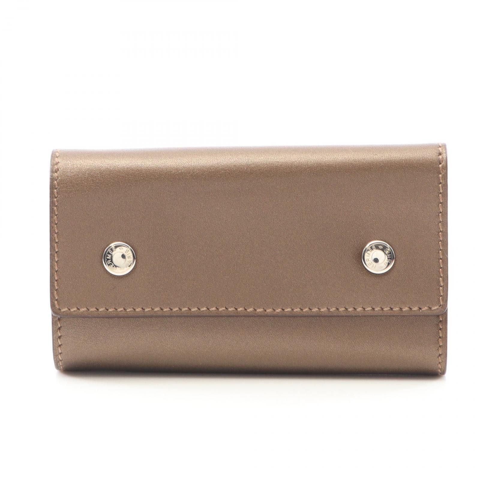 Hermes Hermes Sellier Swift Leather Key Case Leather Key case Stamp H (2004) DUTY FREE for USA