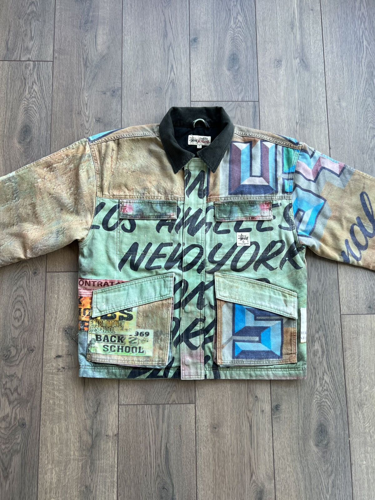 Stussy Stussy x Alfonso Gonzales Jr. Canvas Work Jacket Large Size US M / EU 48-50 / 2 - 2 Thumbnail