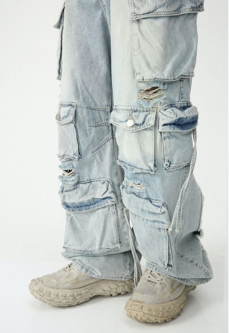 Other Men’s Pocket Destroyed Cargo Jeans Size US 30 / EU 46 - 7 Thumbnail