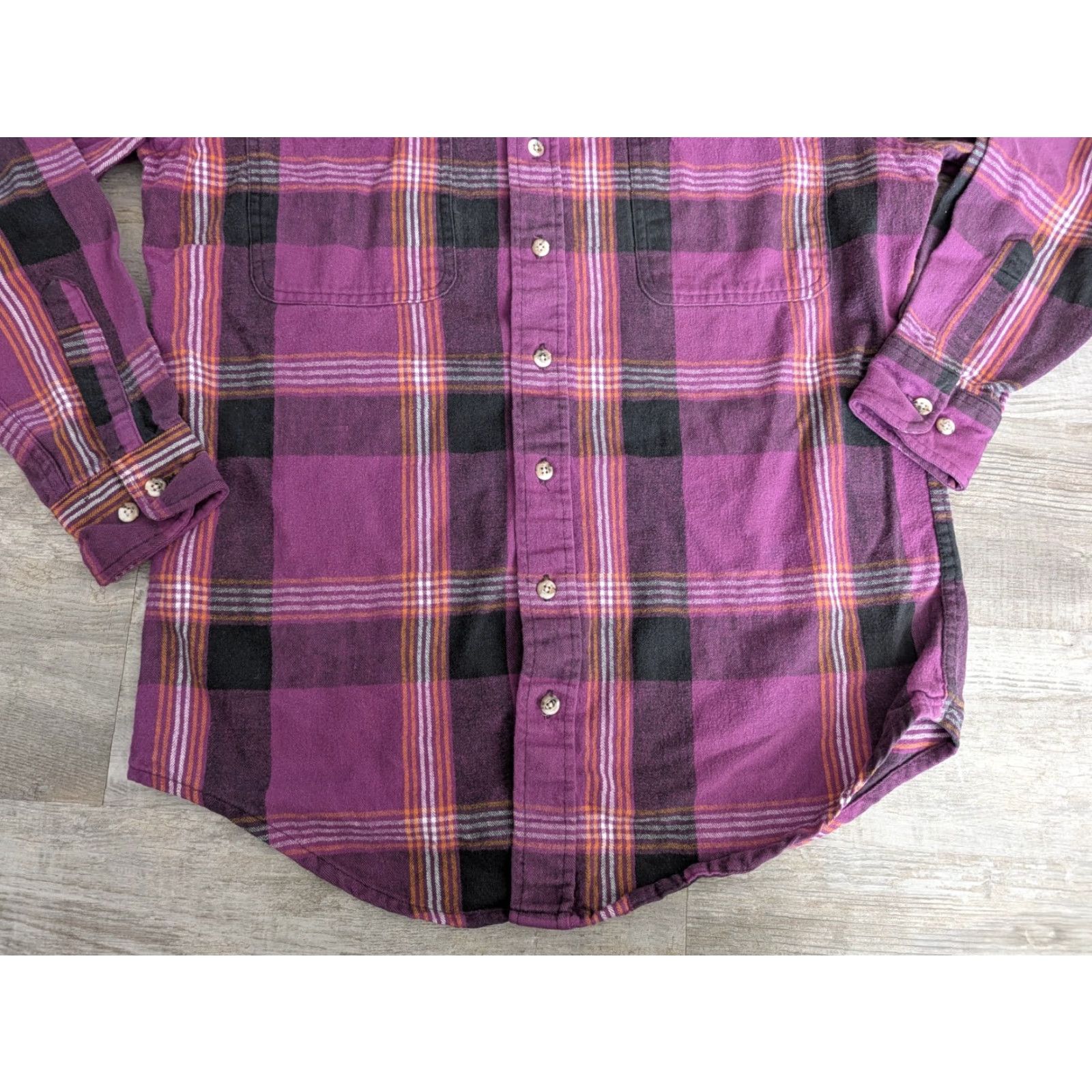 Vintage VINTAGE St John's Bay Plaid Flannel Shirt Mens M Tall Heavyweight Purple Shirt Size US M / EU 48-50 / 2 - 5 Thumbnail